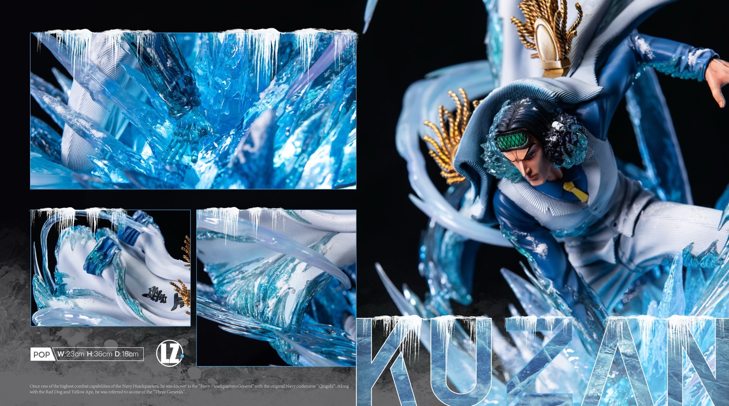 One Piece LZ Studio Kuzan Resin Statue – ClubHouse Statues
