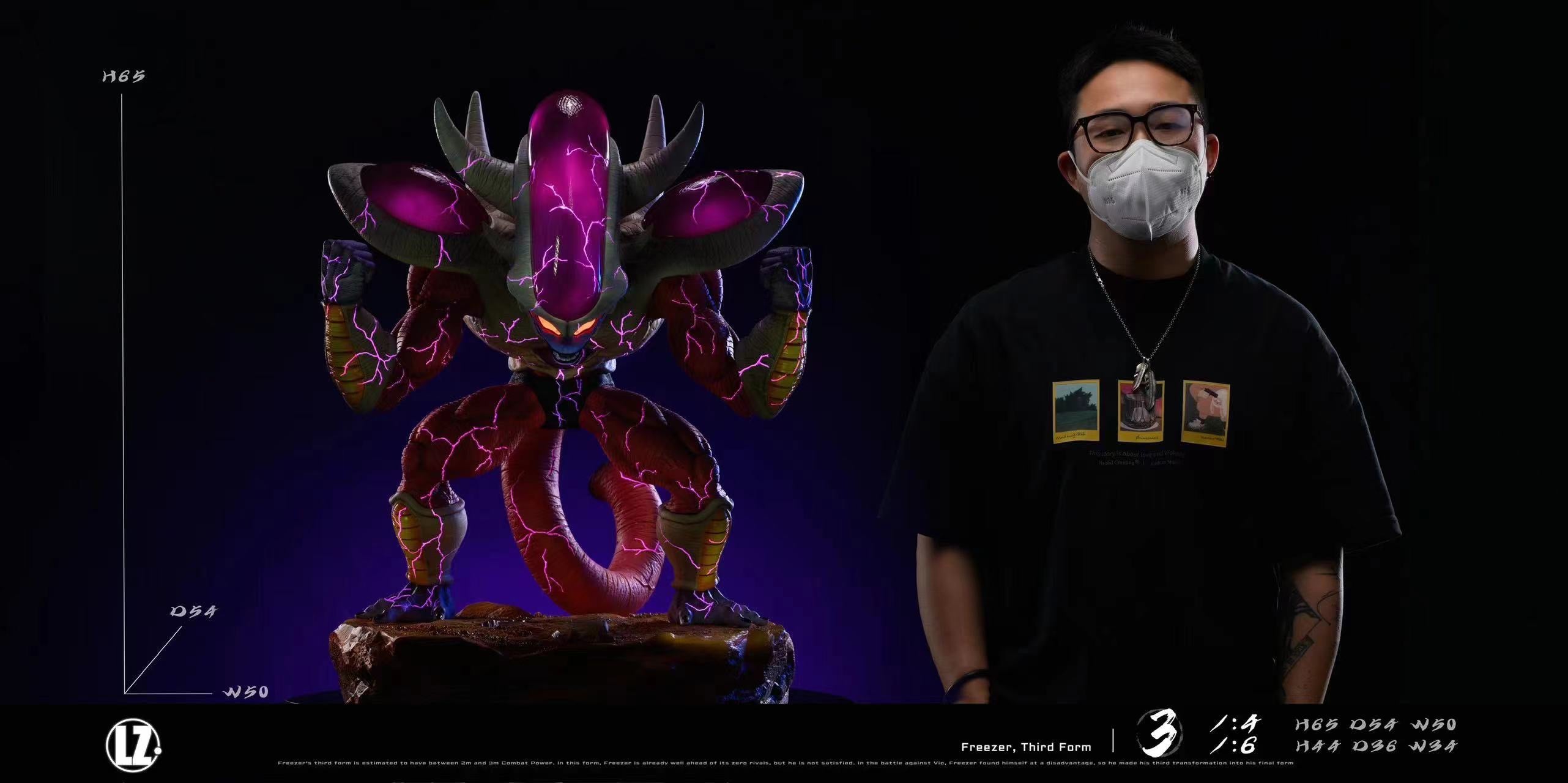 Dragon Ball LZ Studio Third Form Frieza Resin Statue – ClubHouse