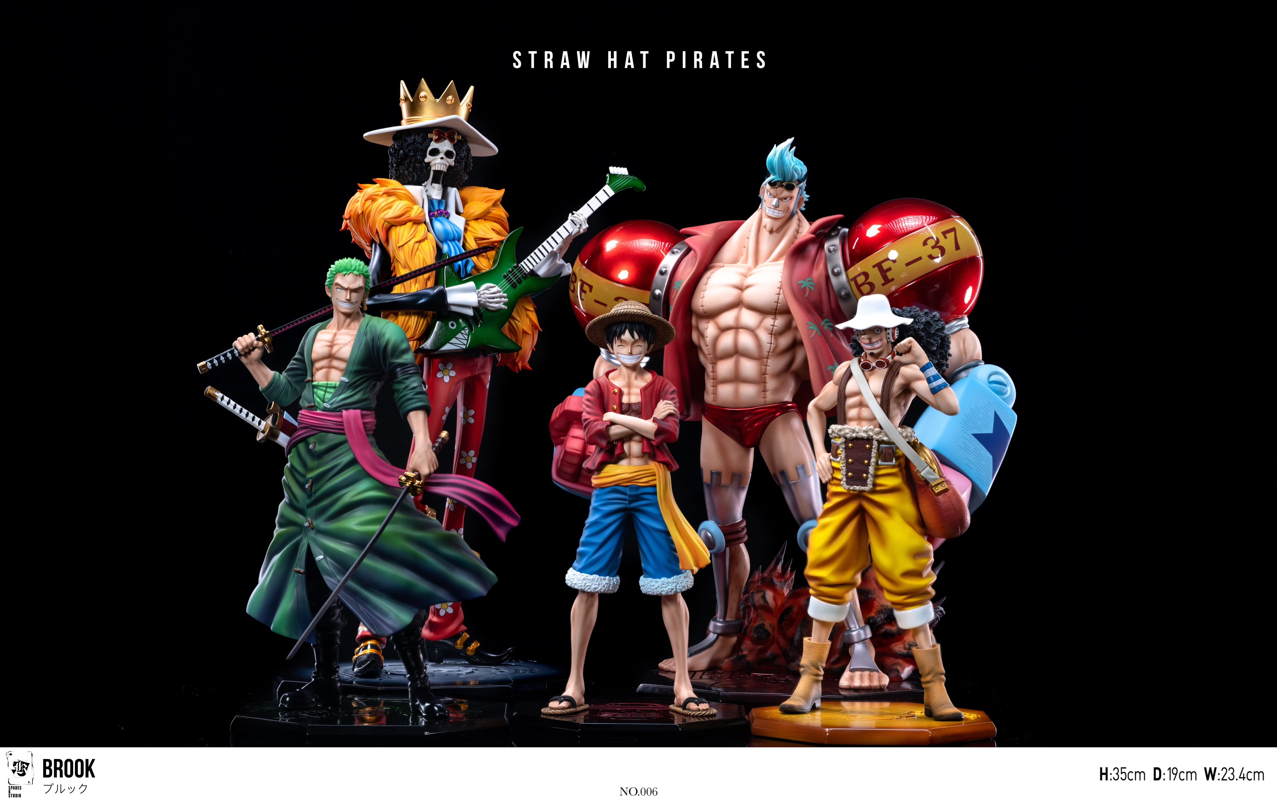 One Piece Spades K Studio Brook Resin Statue – ClubHouse Statues
