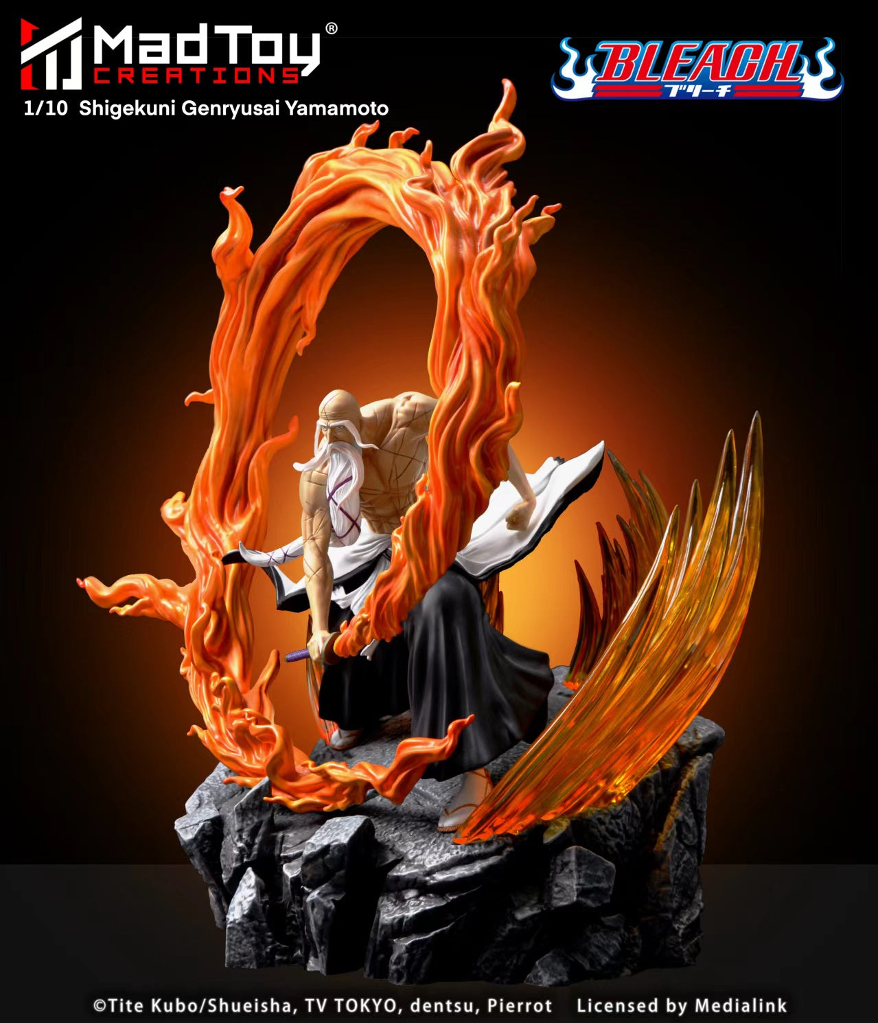 Bleach Madtoy Creations Yamamoto Licensed Resin Statue – ClubHouse