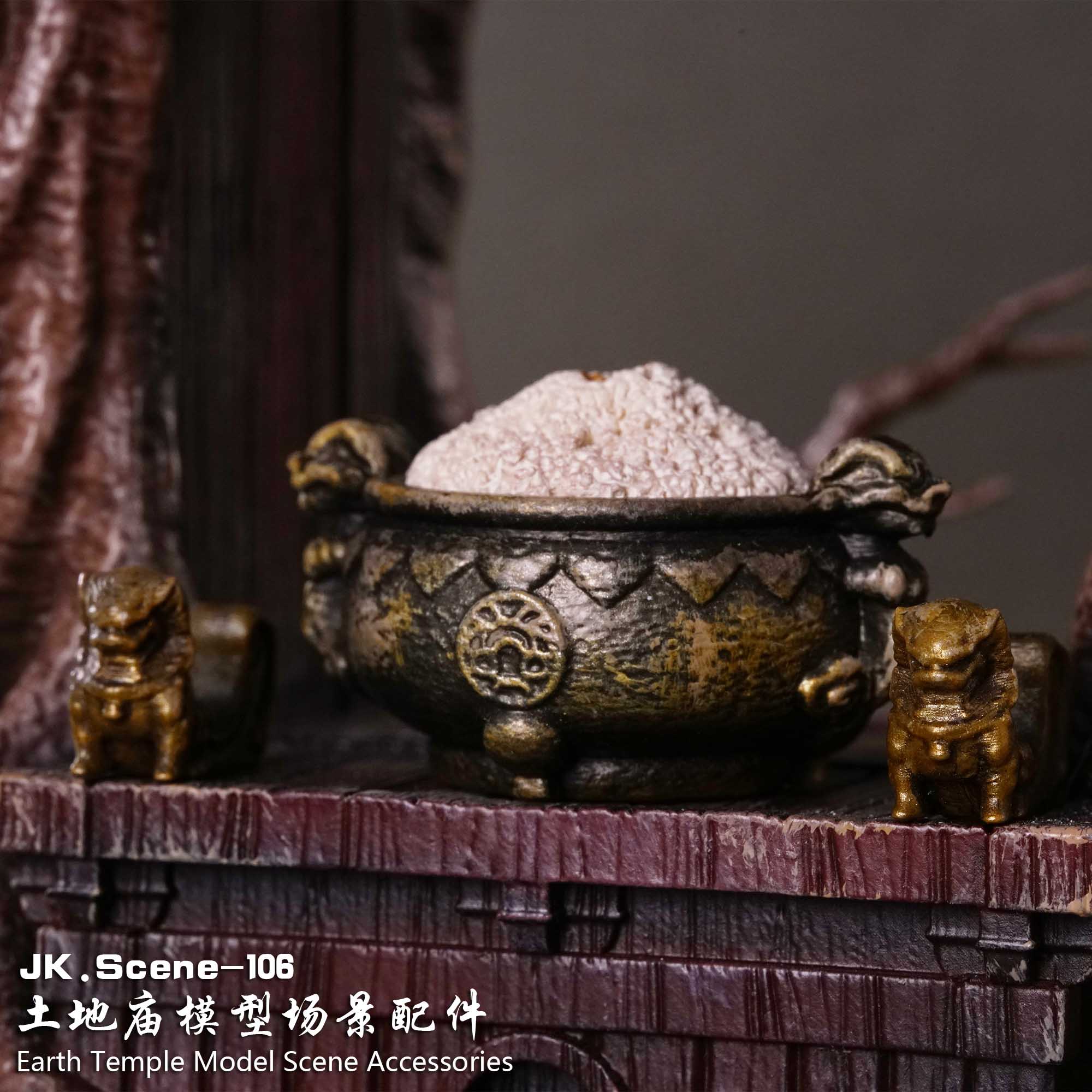 いきものの魂のゆくえ Asian melancholic at first Sun Wukong JacksDo Studio Original Earth Temple Model Scene Resin