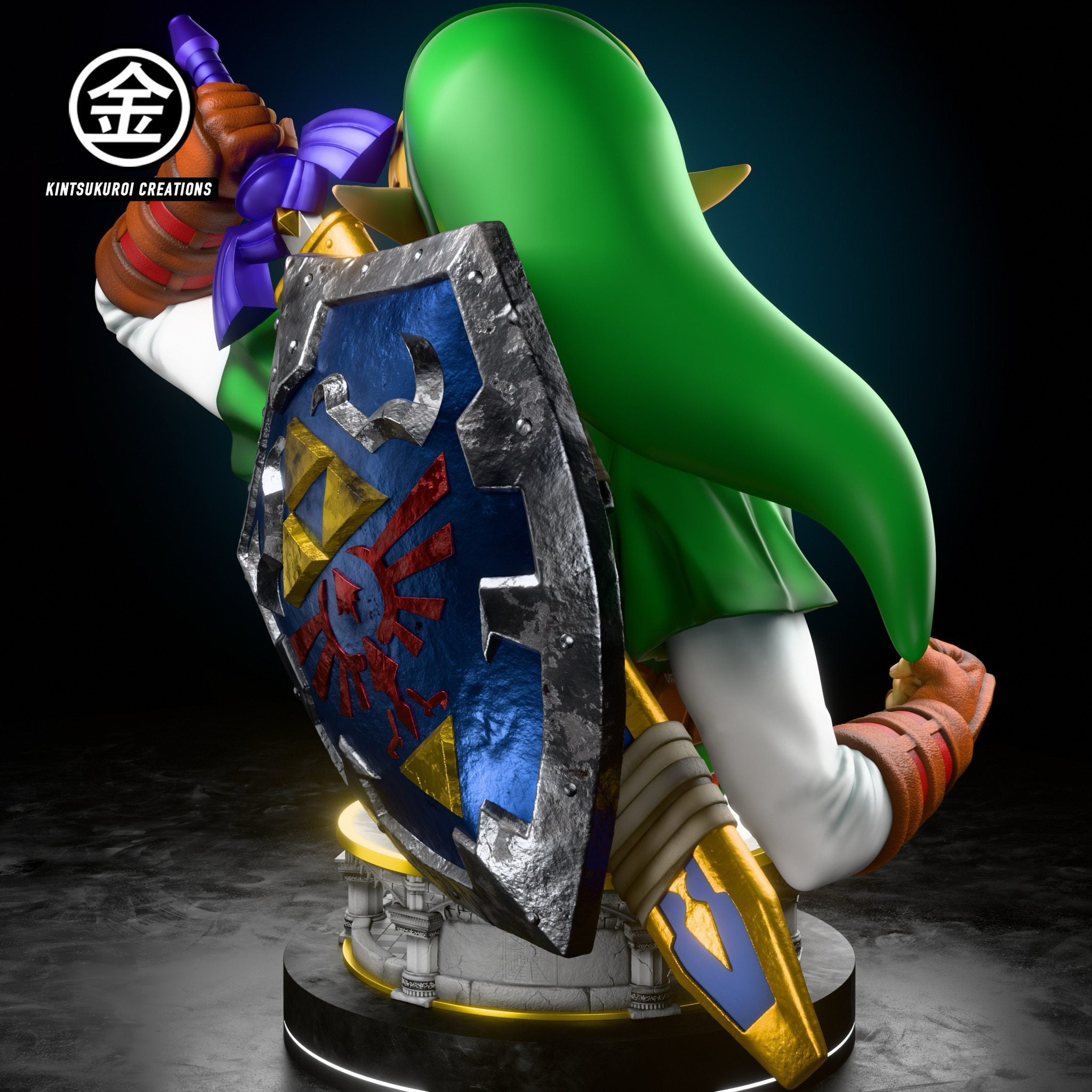 The Legend of Zelda Kintsukuroi Creations Oot Adult Link x Oot