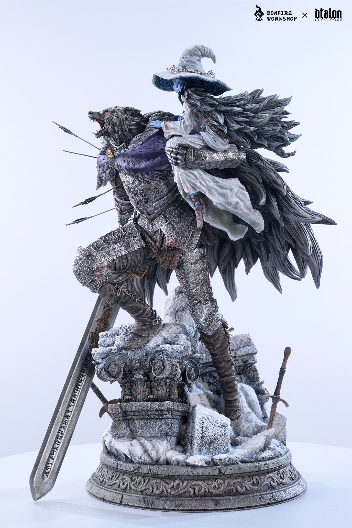 Elden Ring Bonfire x Dtalon Studio Ranni x Blaidd Wolf and Lunar