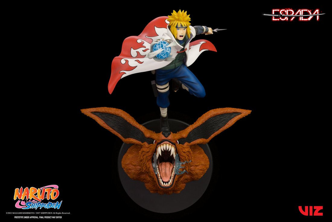 Naruto Espada Art Studio Namikaze Minato & Kurama Licensed Resin Statue