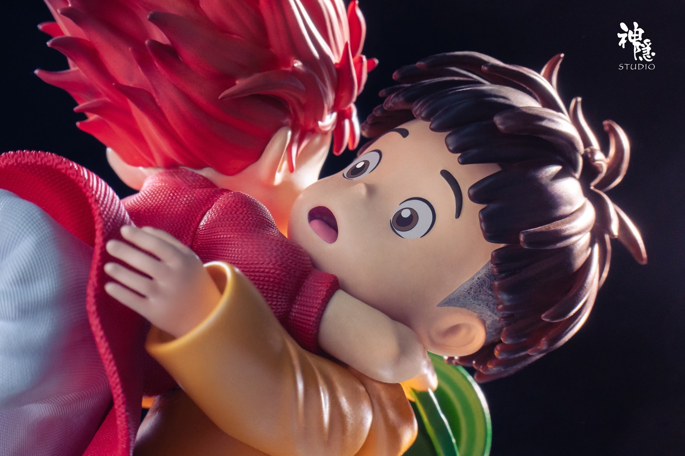 Ponyo on the Cliff ShenYin Studio Ponyo x Sosuke Resin Statue