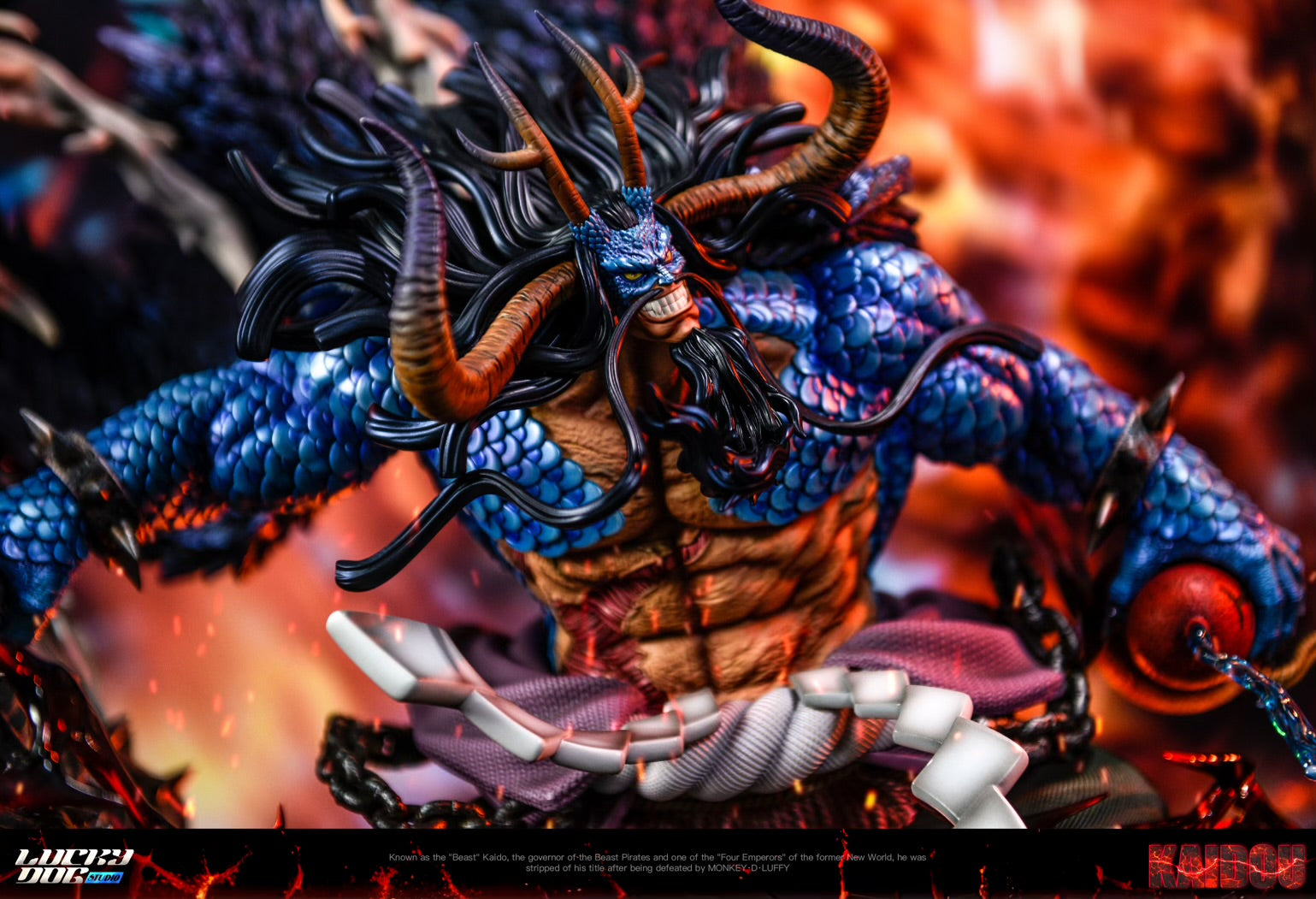 One Piece LuckyDog Studio Yonko Hundred Beasts Kaido Human Beast