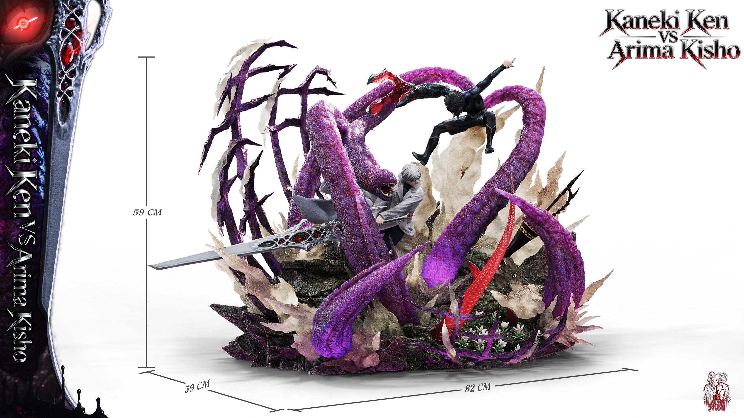 Tokyo Ghoul Black Goat Studio Kaneki Ken Vs Arima Kisho