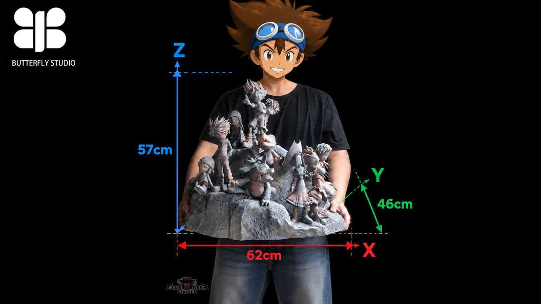 Digimon Adventure Butterfly Studio Chosen Children and Digimon Gathering