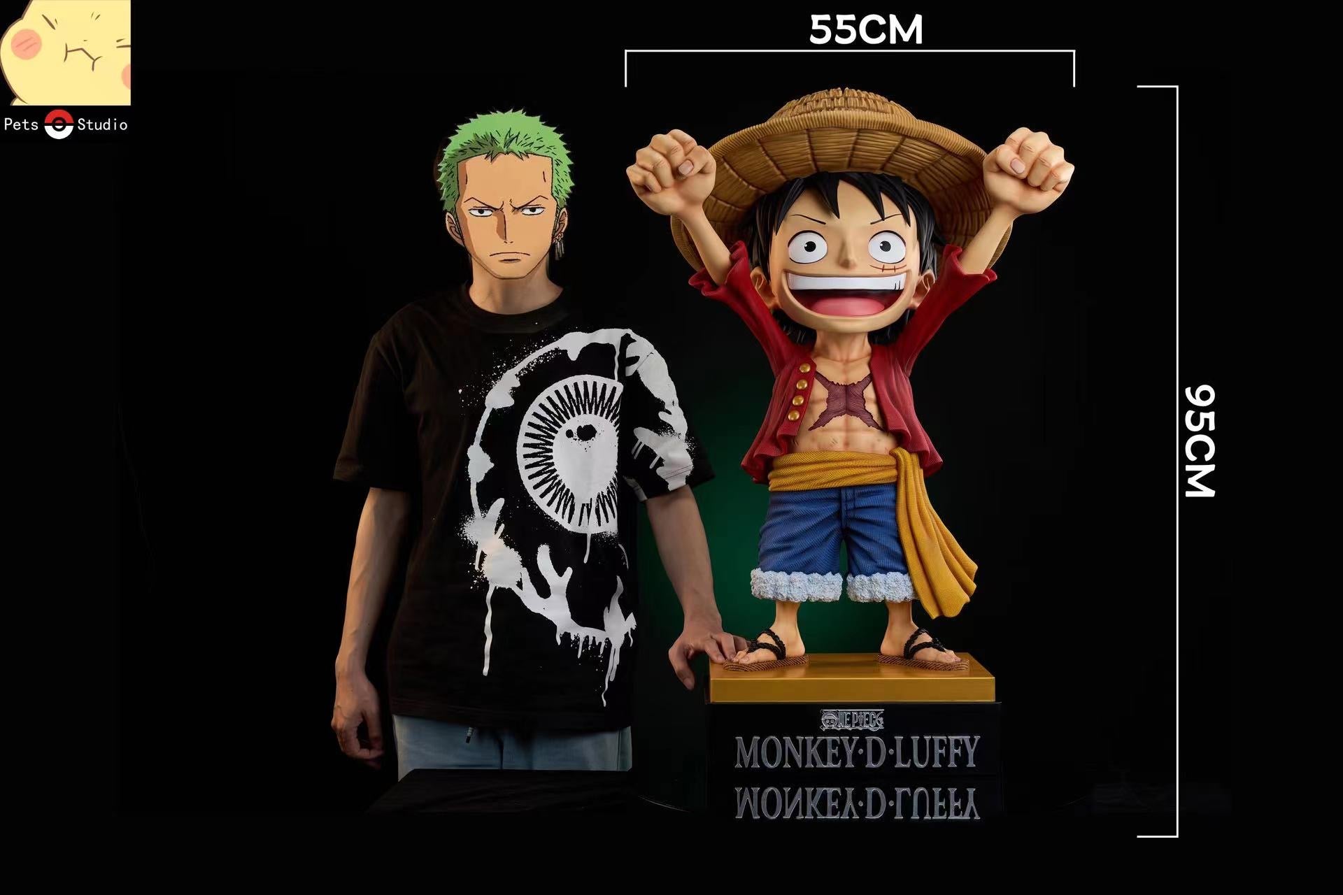 One Piece Pets Studio Luffy Gear 3 Side Effect Shrinks Lifesize