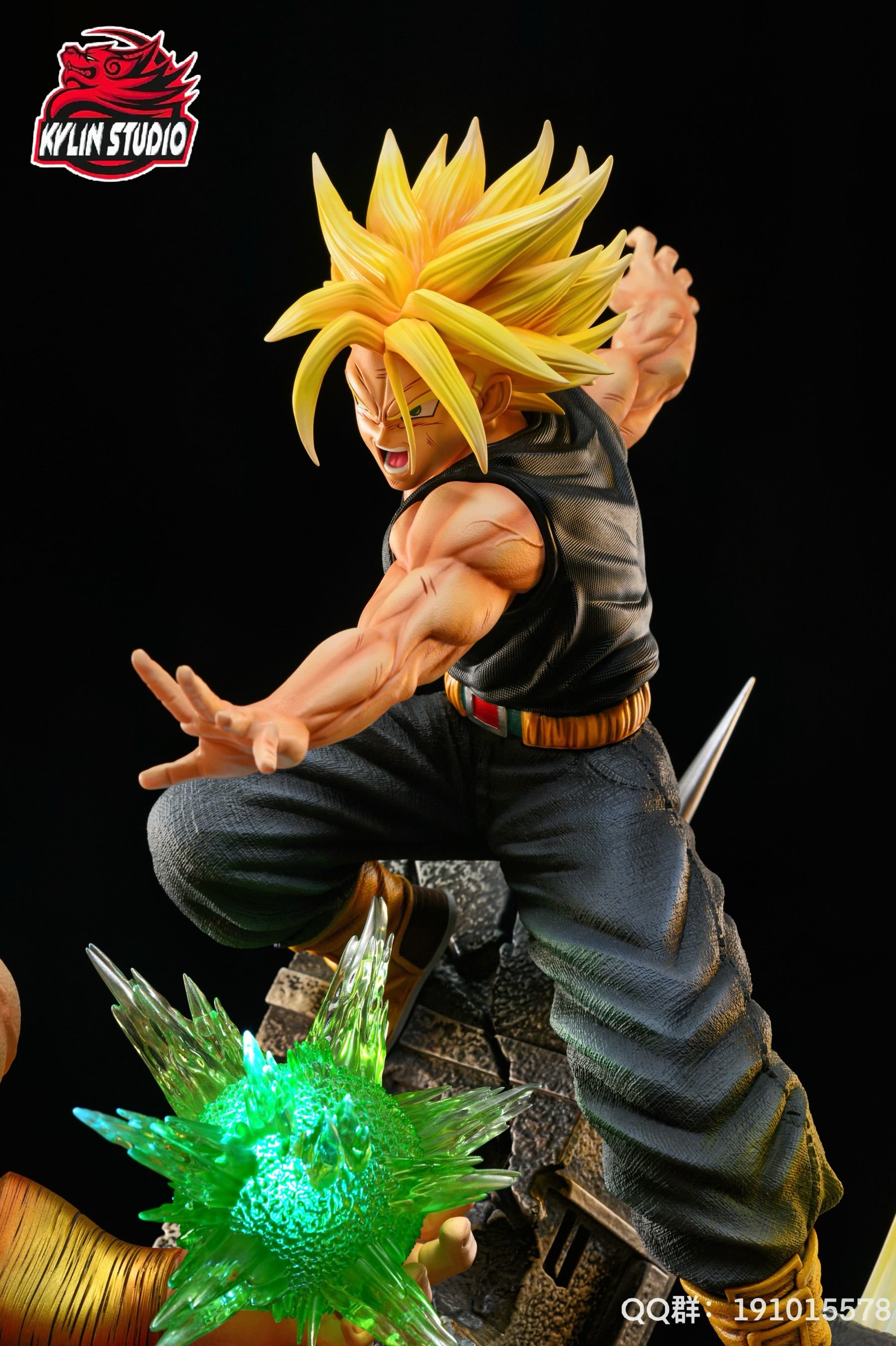 Dragon Ball Kylin Studio Super Saiyans VS Broly Resin Statue