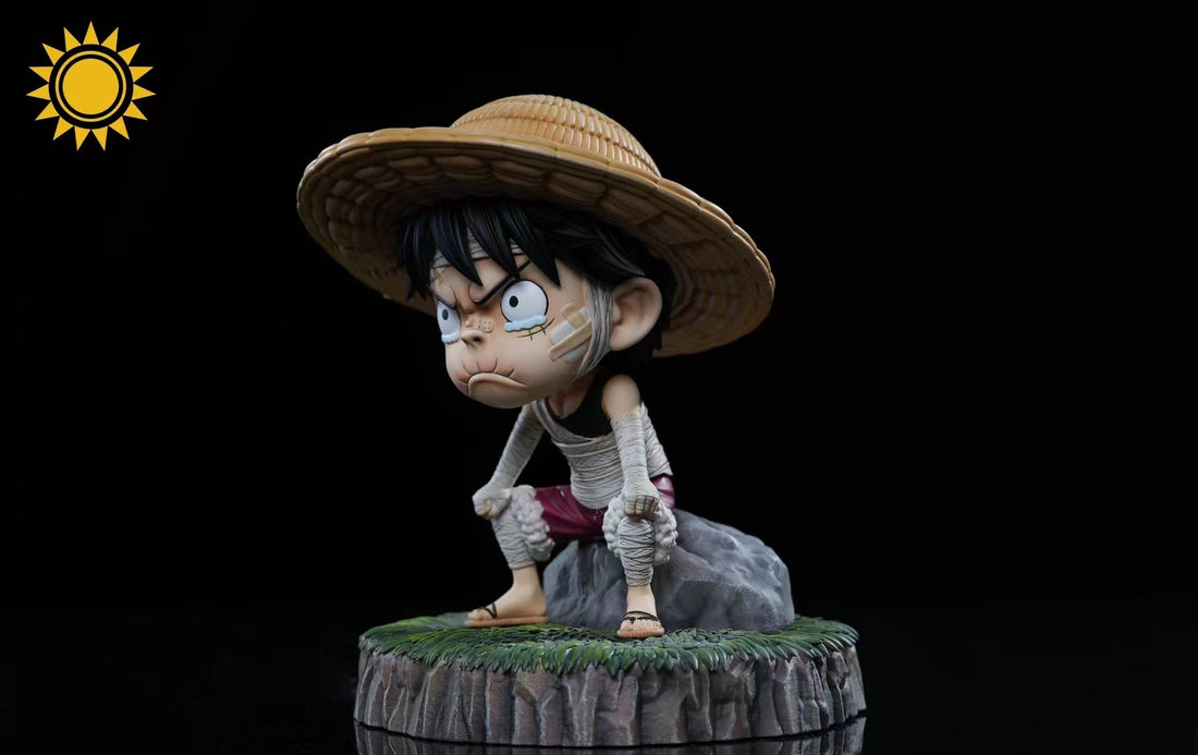 One Piece Sun Studio Childhood Bandage Luffy Resin Statue