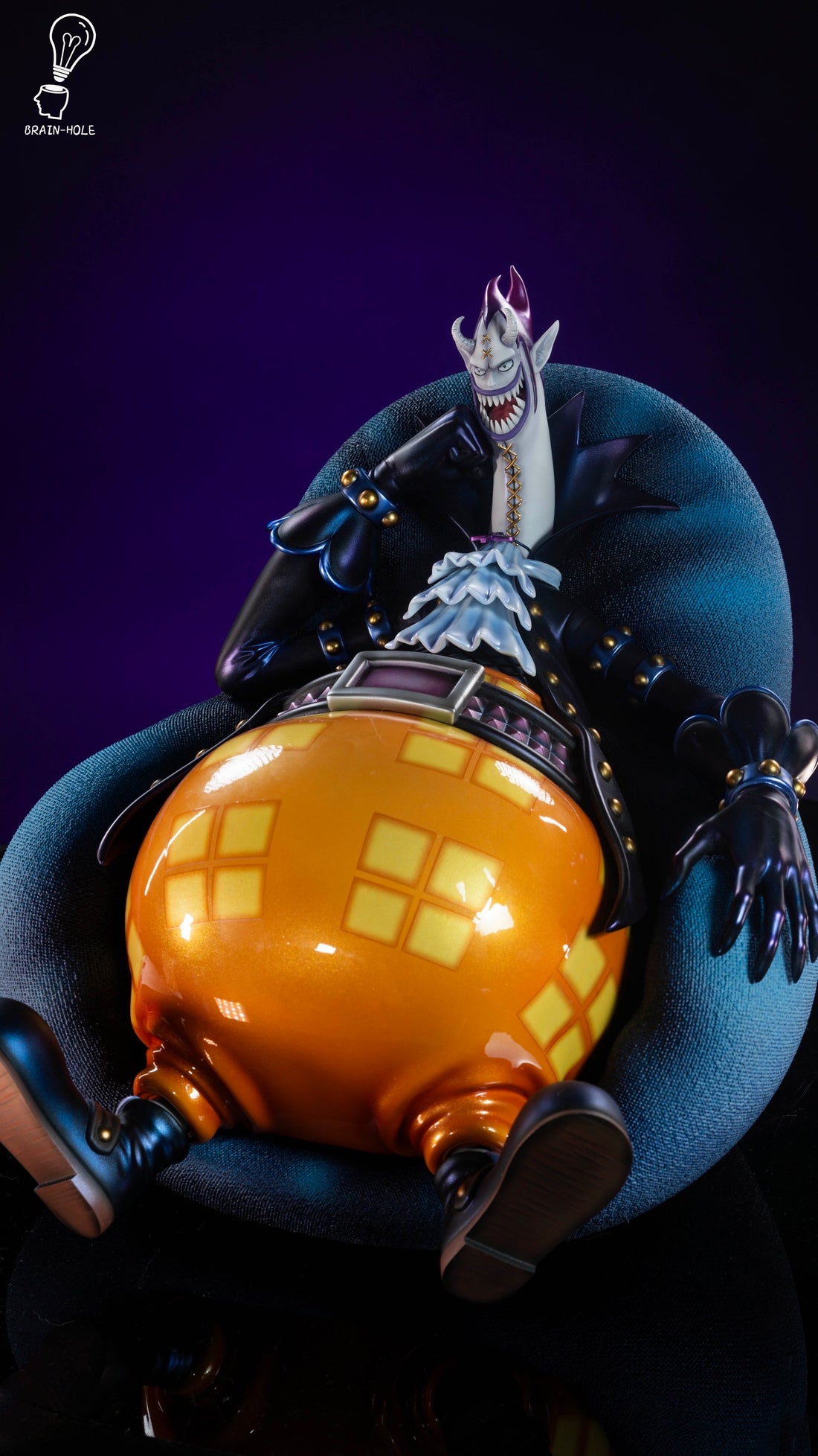 One Piece Brain Hole Studio Sitting Gecko Moria Resin Statue