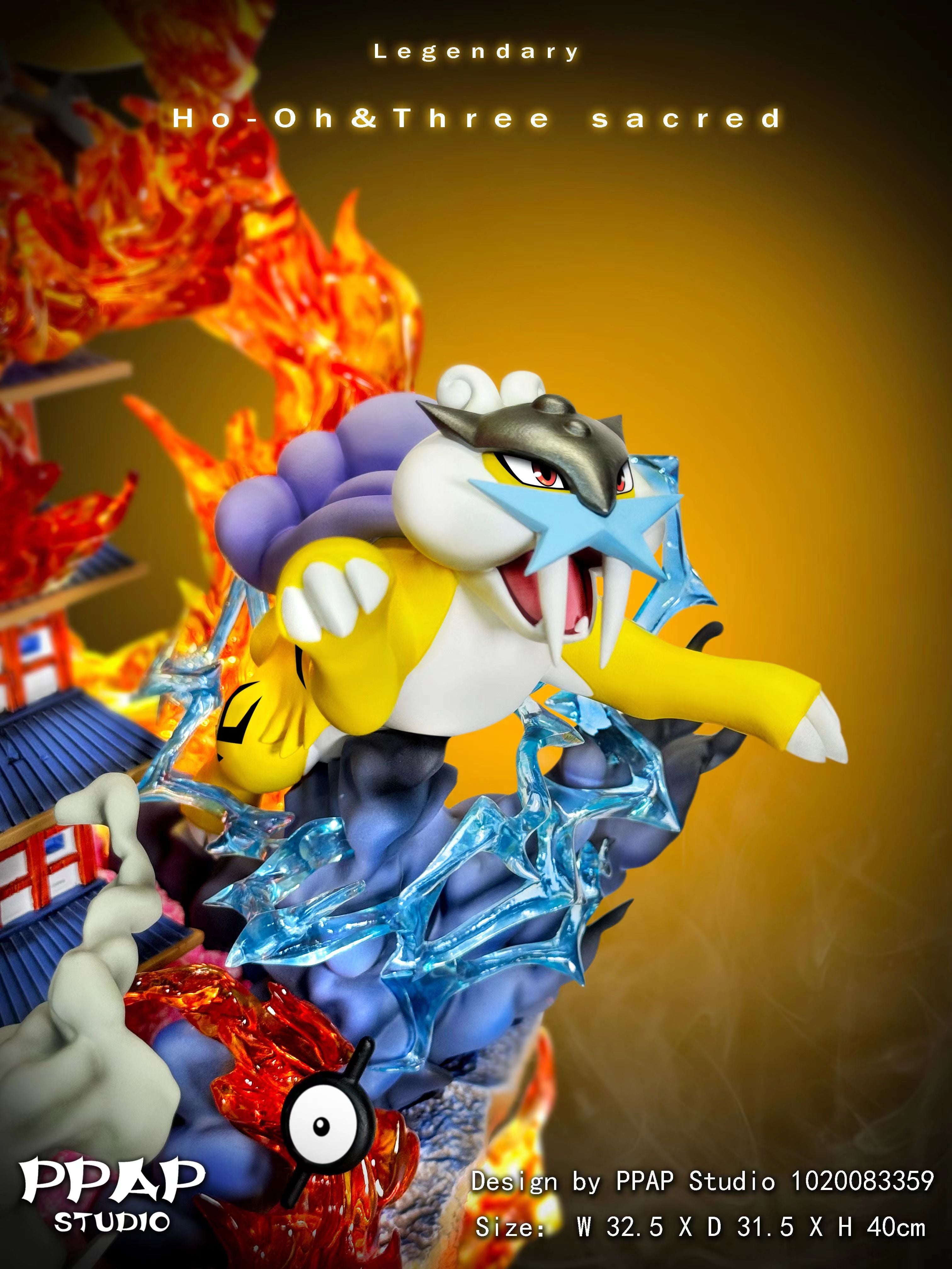 Pokemon PPAP Studio Ho oH x Three Sacred Resin Statue – ClubHouse