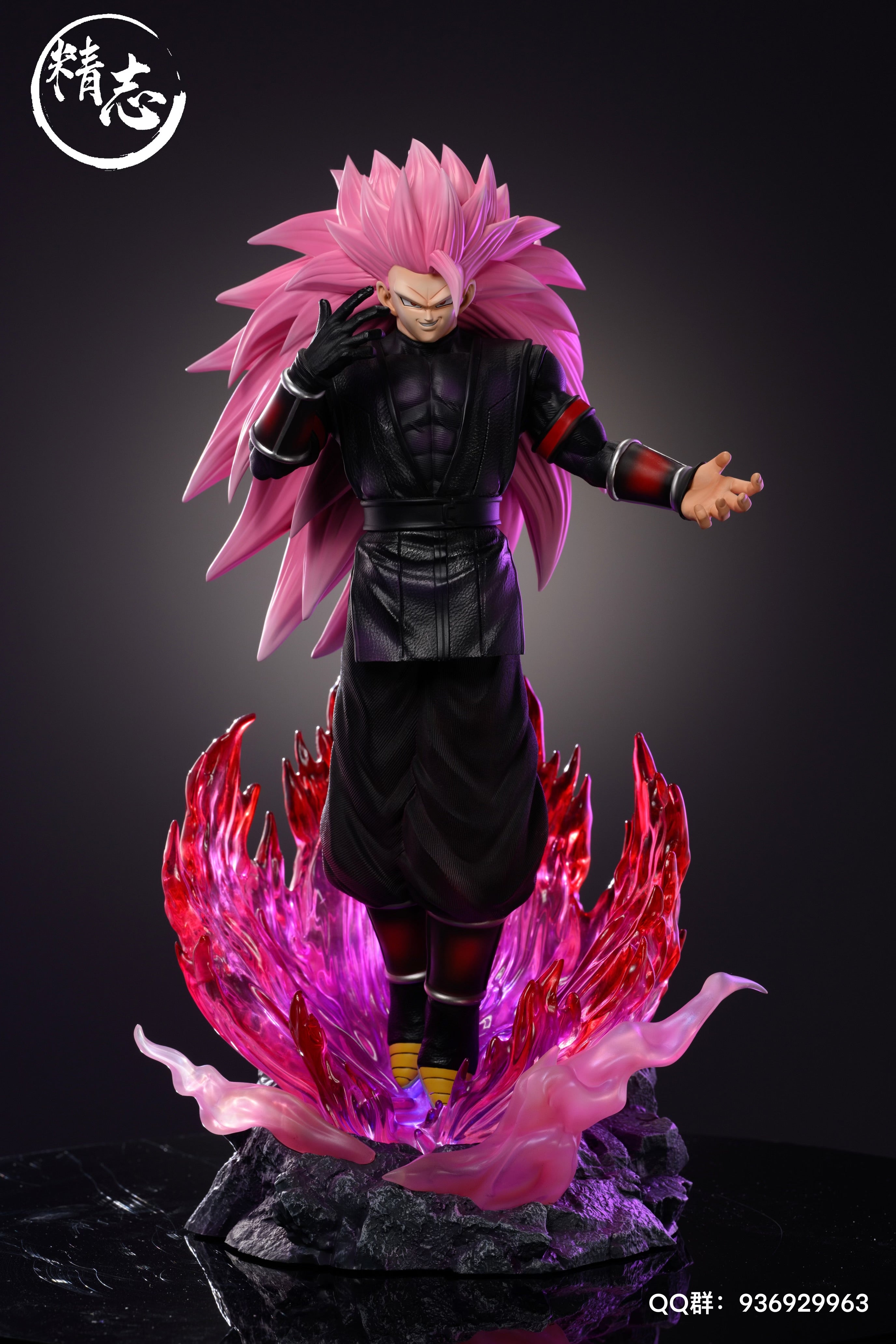 Dragon Ball Jing Zhi Studio Black Goku Rose SSJ3 – ClubHouse Statues