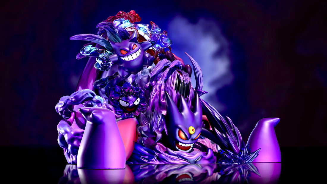 Pokemon Three Sheep Studio Gengar Evolutions Resin Statue