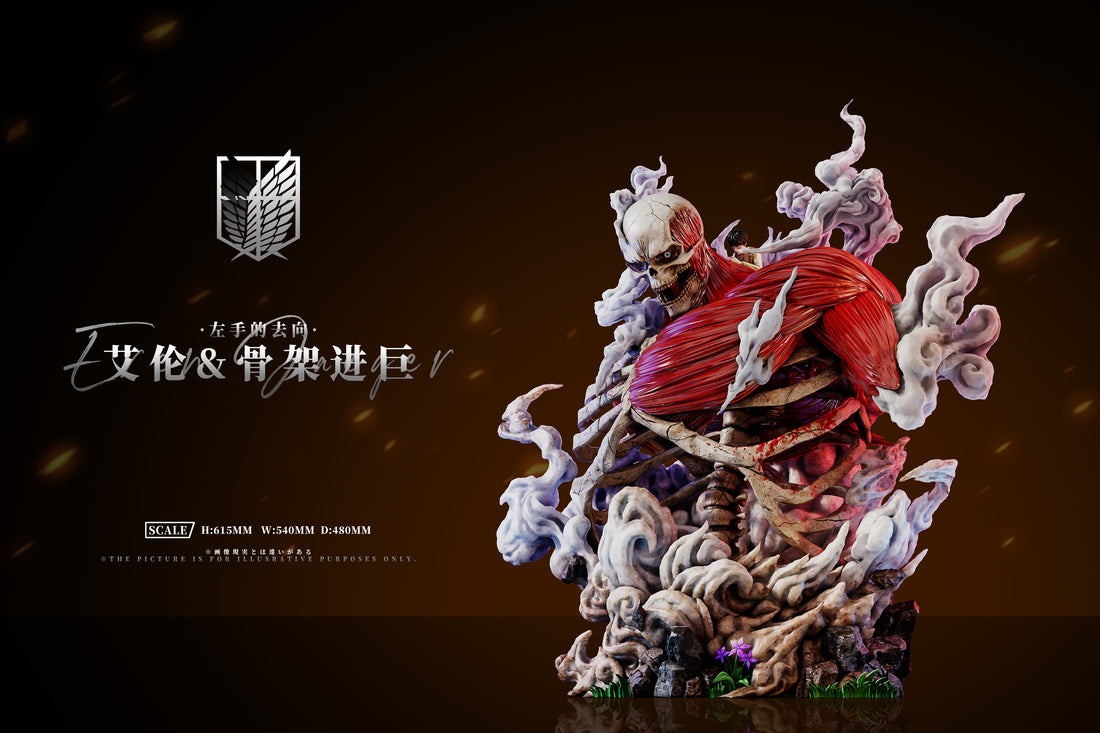 Attack on Titan AZ Studio The Left Hands Fate Eren x Titan Skeleton Resin Statue