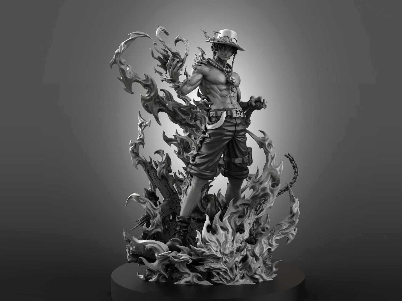 One Piece LX Studio x SY Studio Portgas D Ace – ClubHouse Statues