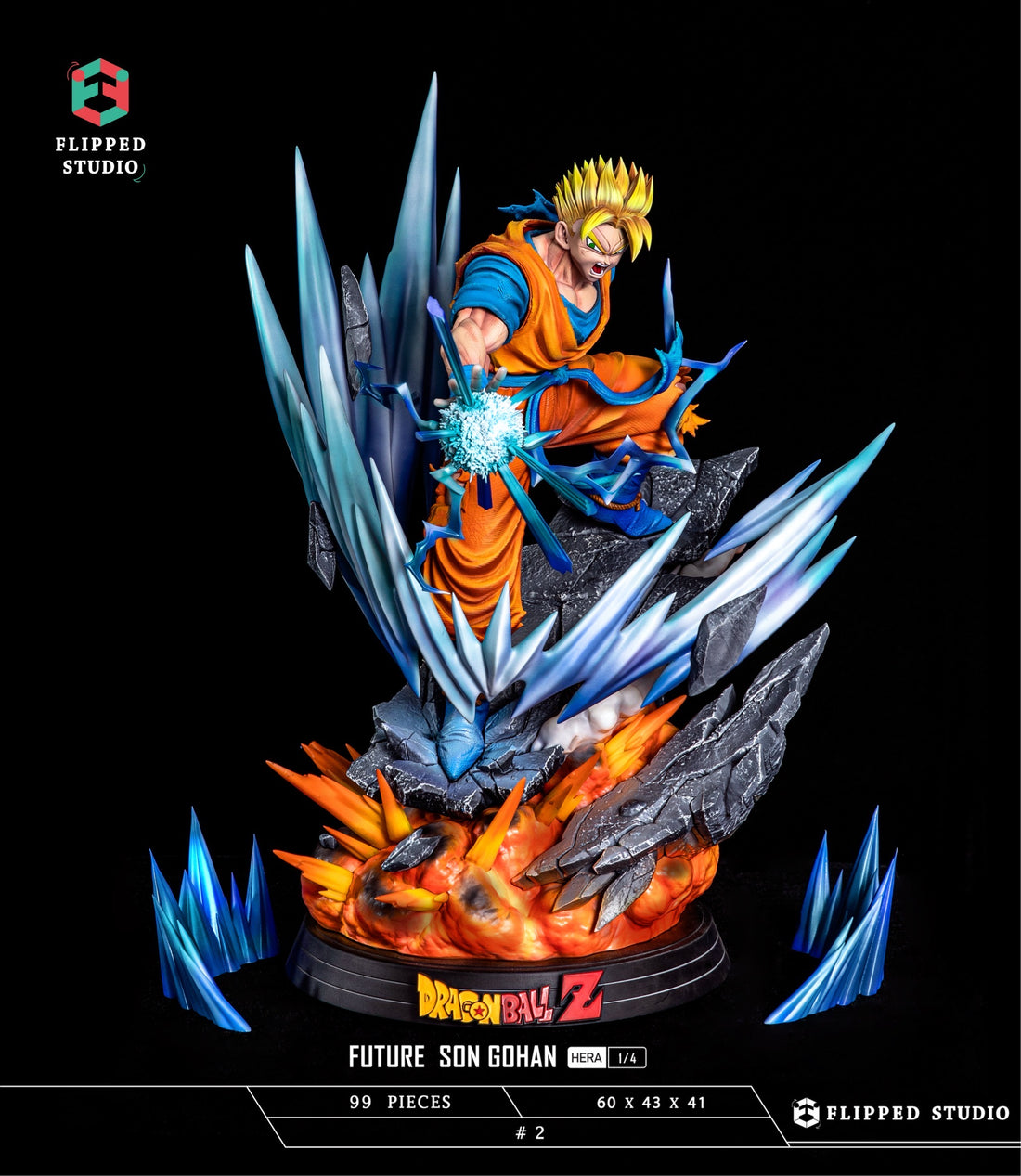 Dragon Ball Flipped Studio Future Gohan Resin Statue