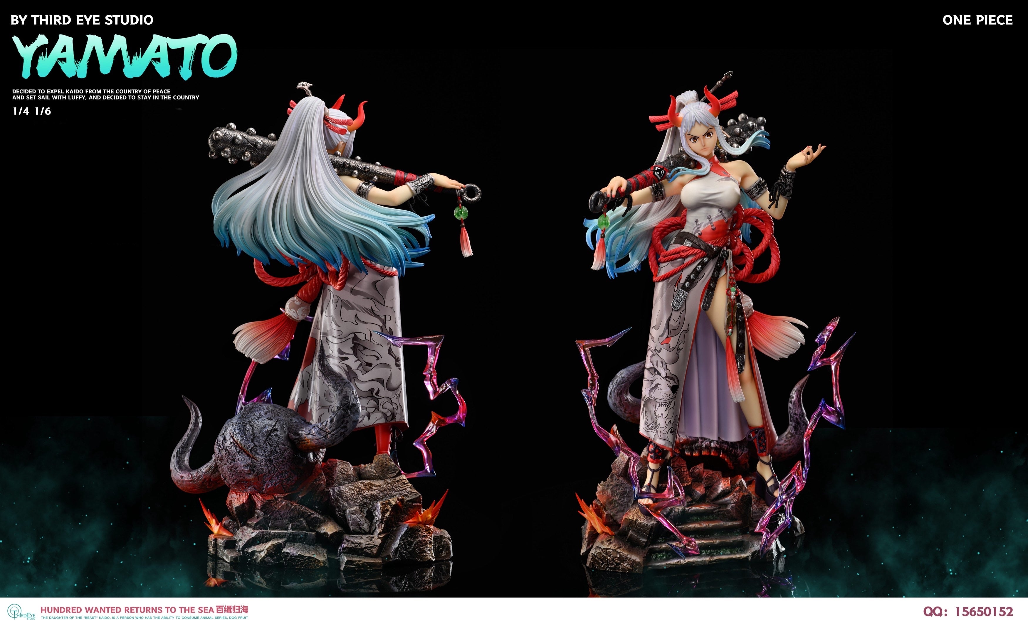 One Piece Third Eye Studio Yamato Resin Statue – ClubHouse