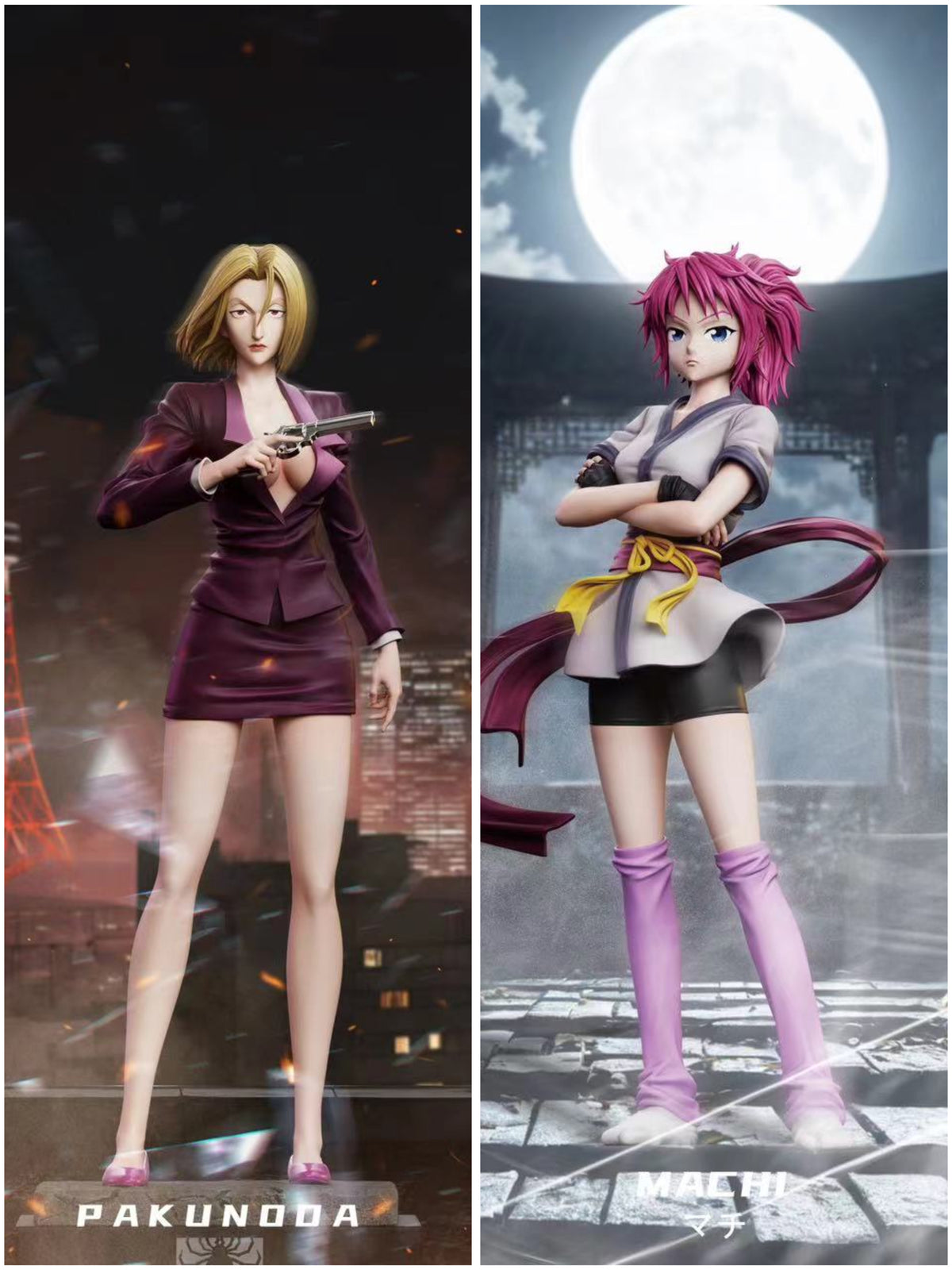 Hunter x Hunter PG Studio Machi Komacine x Pakunoda