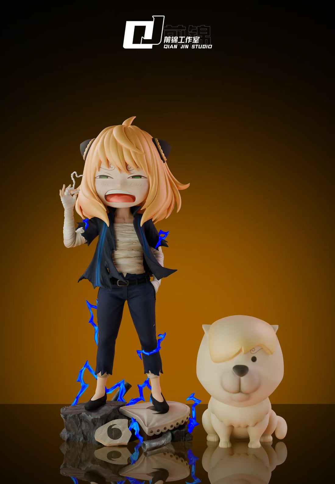 Spy x Family Qian Jin Studio Anya Cosplay Sanji Resin Statue