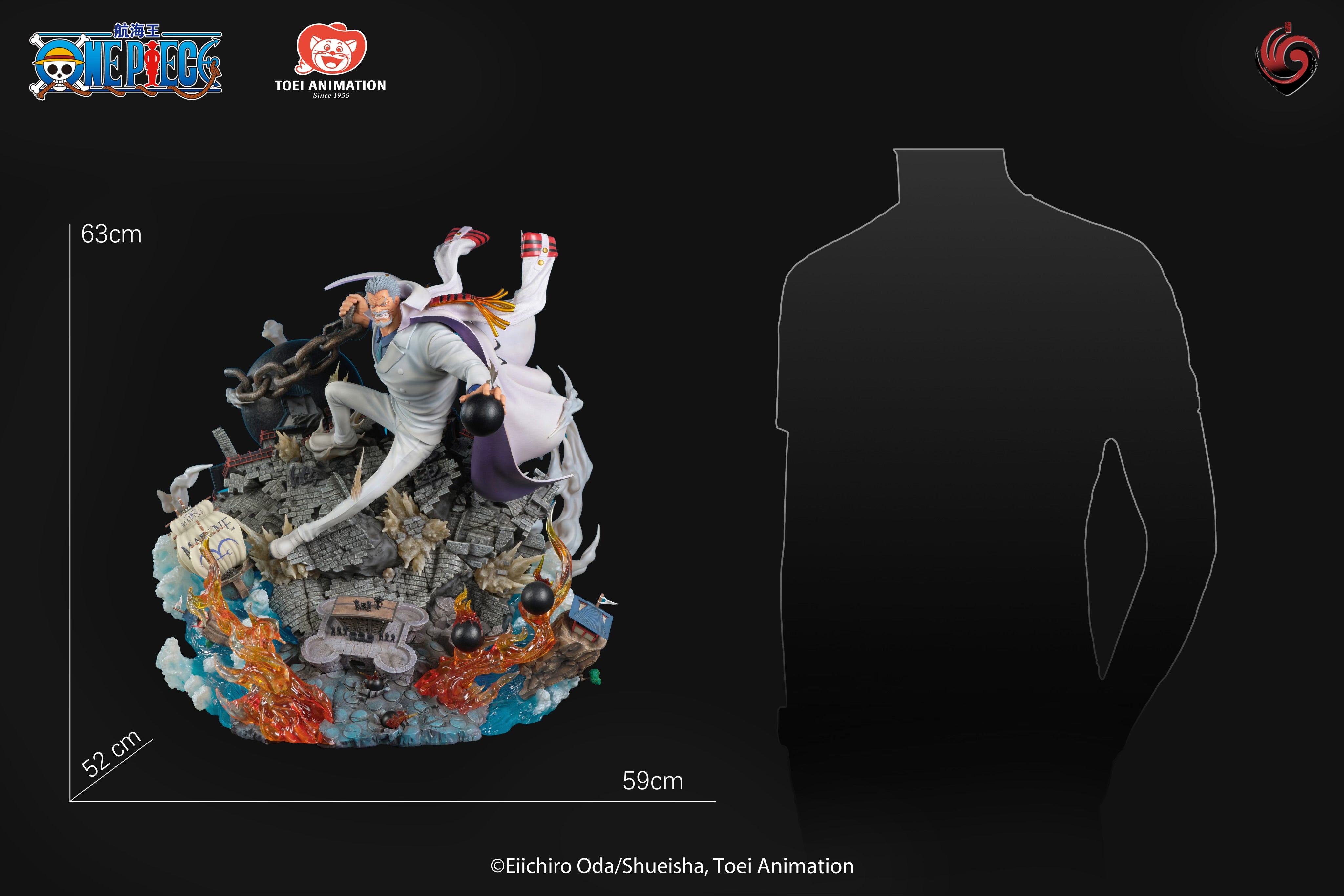One Piece Toei Animation x Unlimted Studio Monkey D. Garp Licensed