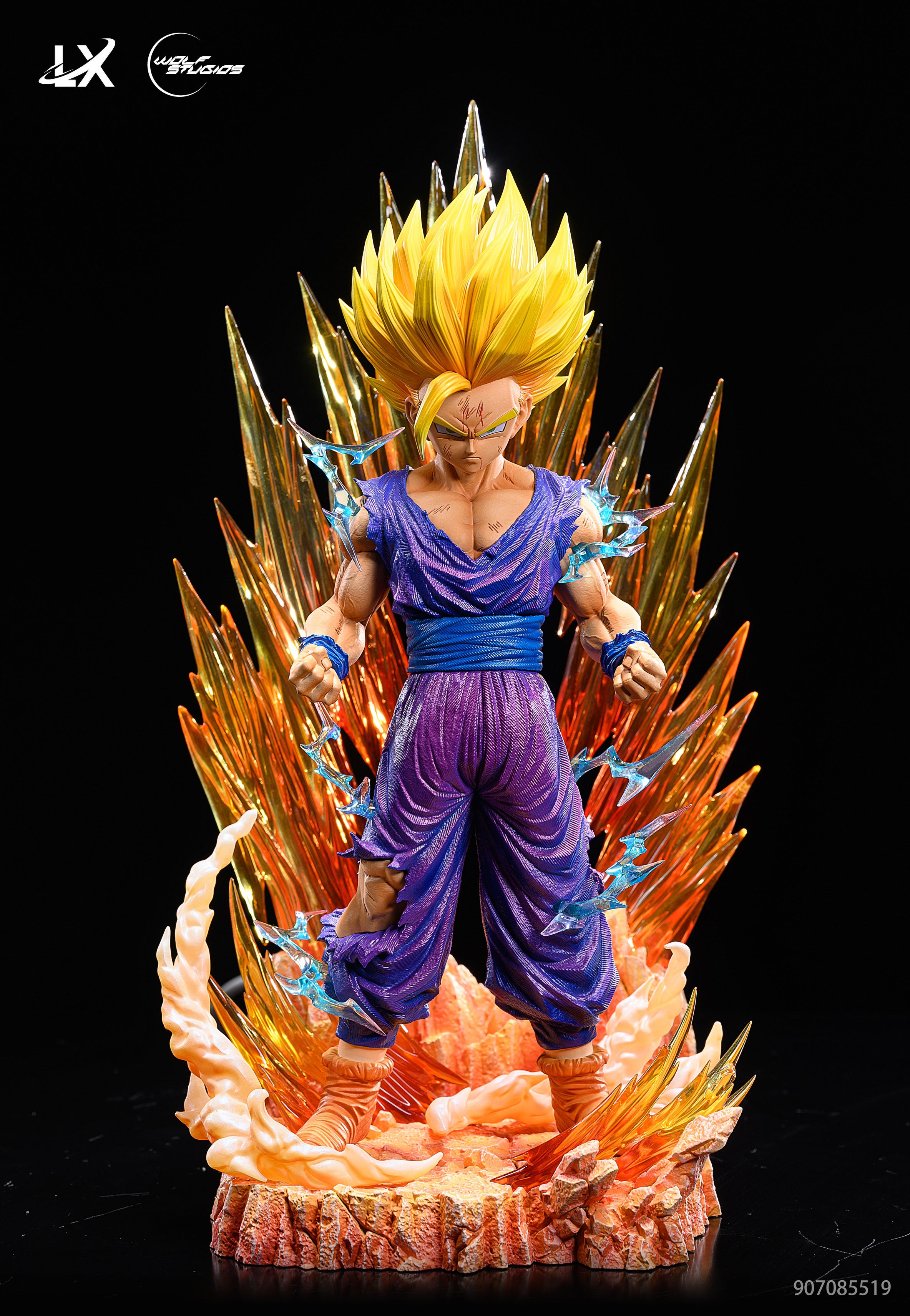 Dragon Ball LX x Wolf Studio Gohan SSJ2 Resin Statue