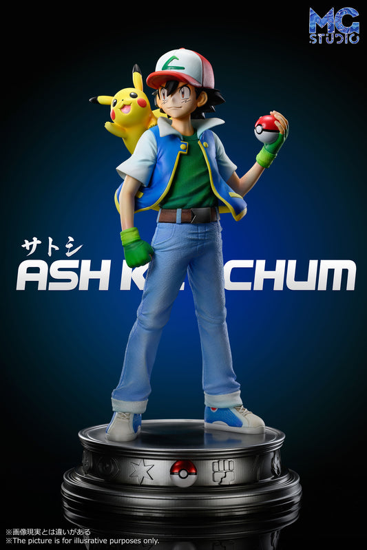 Pokemon MG Studio Ash Ketchum x Pikachu Resin Statue [PRE-ORDER]