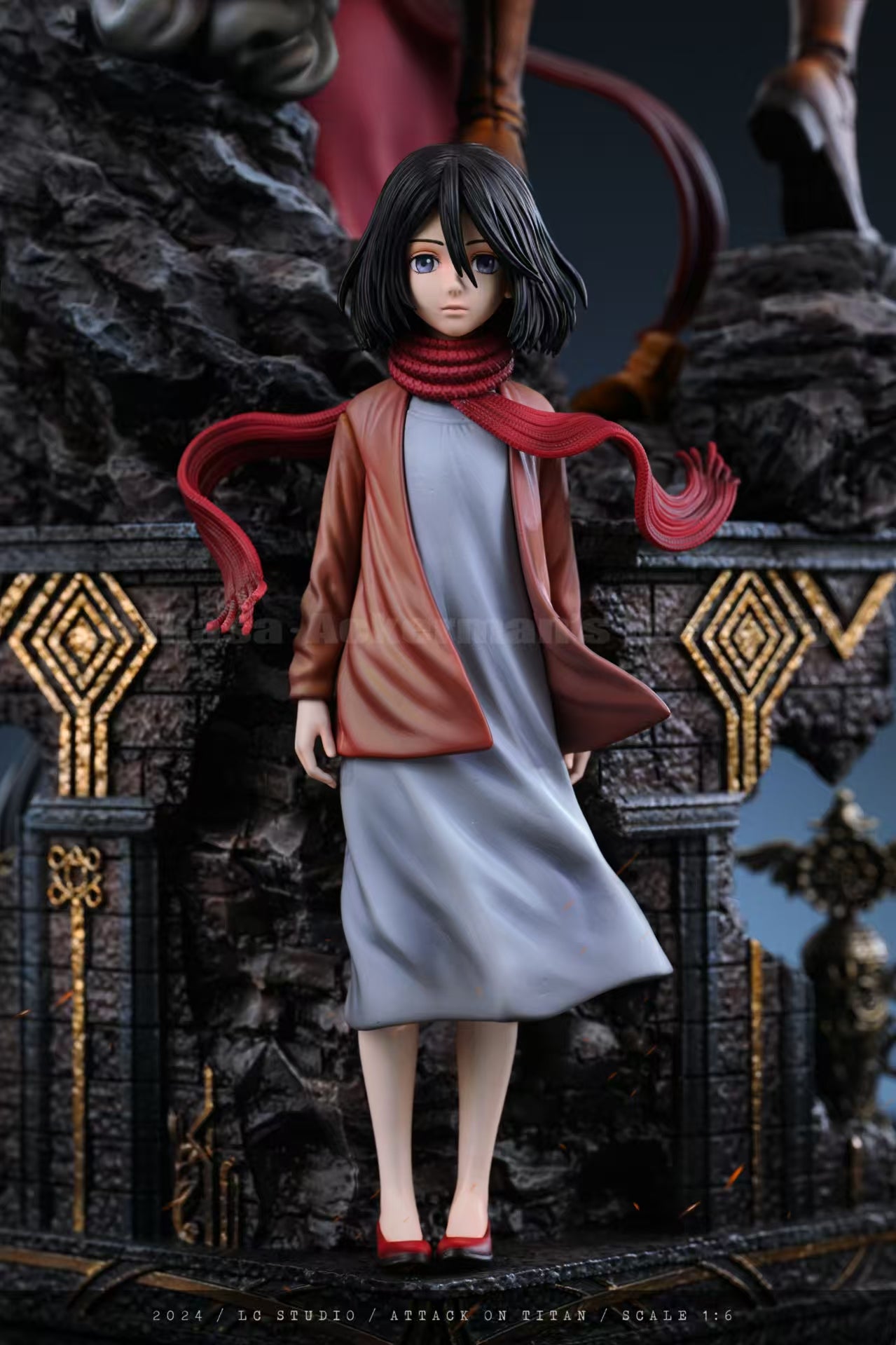 OG　ミルウォーキーカウンティスタジアムミニチュア フィギュア Attack on Titan LC Studio Mikasa Memoirs – ClubHouse Statues