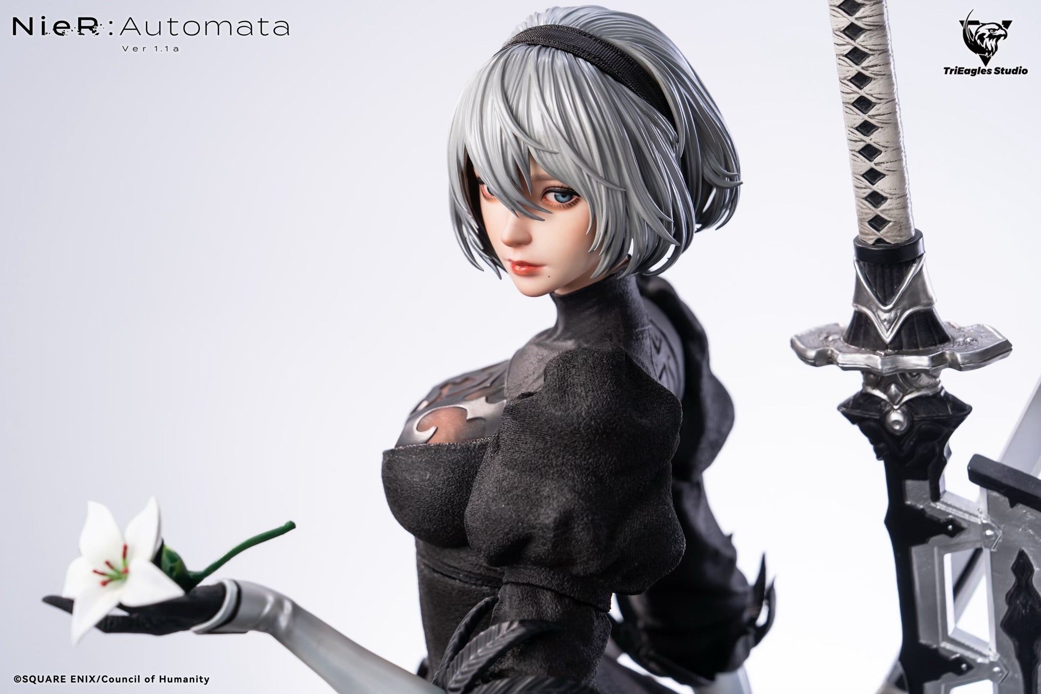 Nier Automata TriEagles Studio 2B – ClubHouse Statues