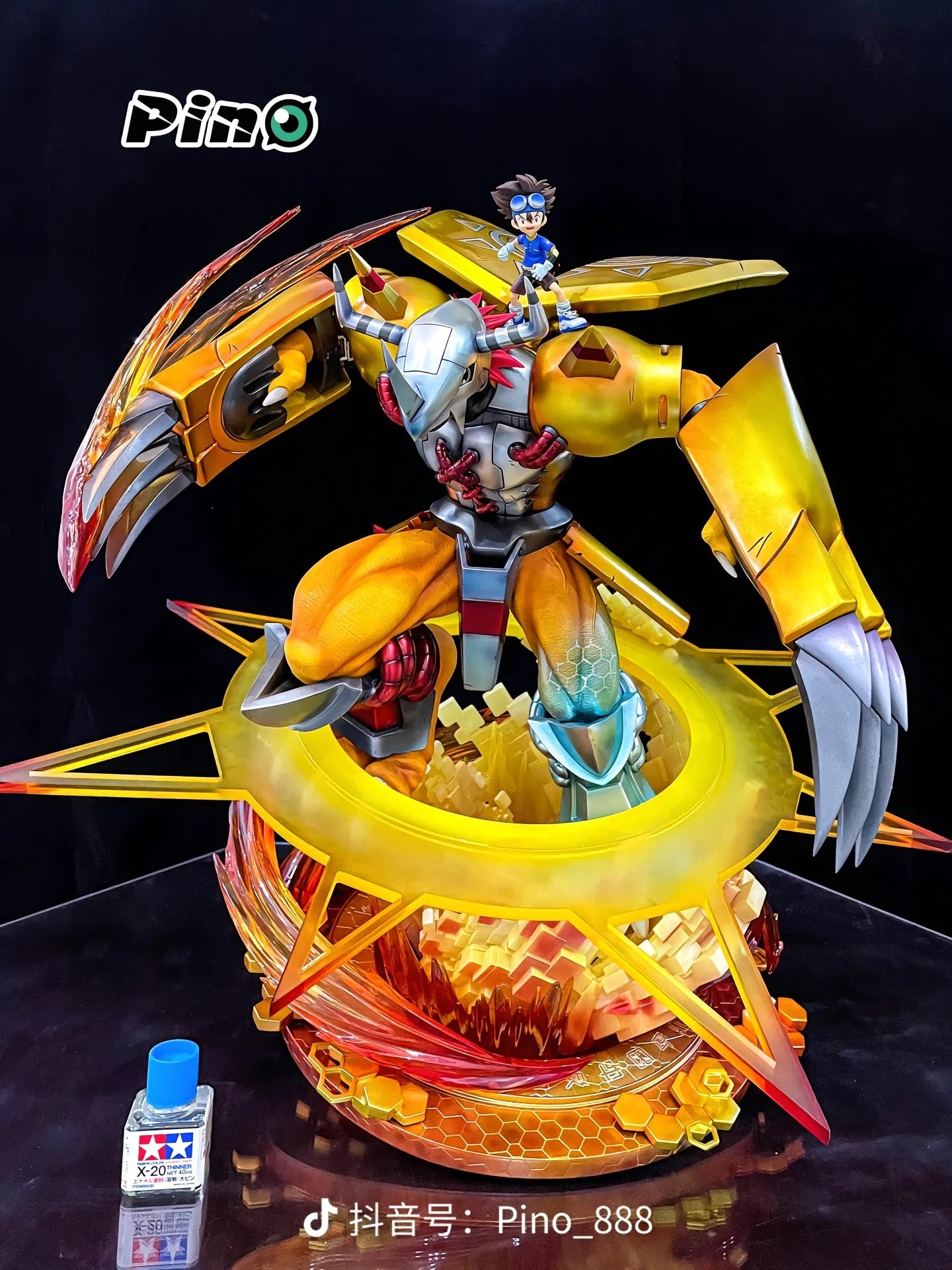 Digimon Unique Art Studio War Greymon Yagami Taichi Licensed