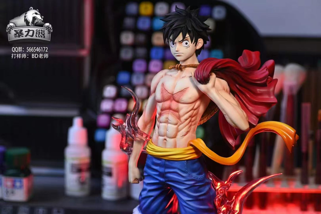 One Piece Violent Bear Studio Monkey D Luffy Resin Statue