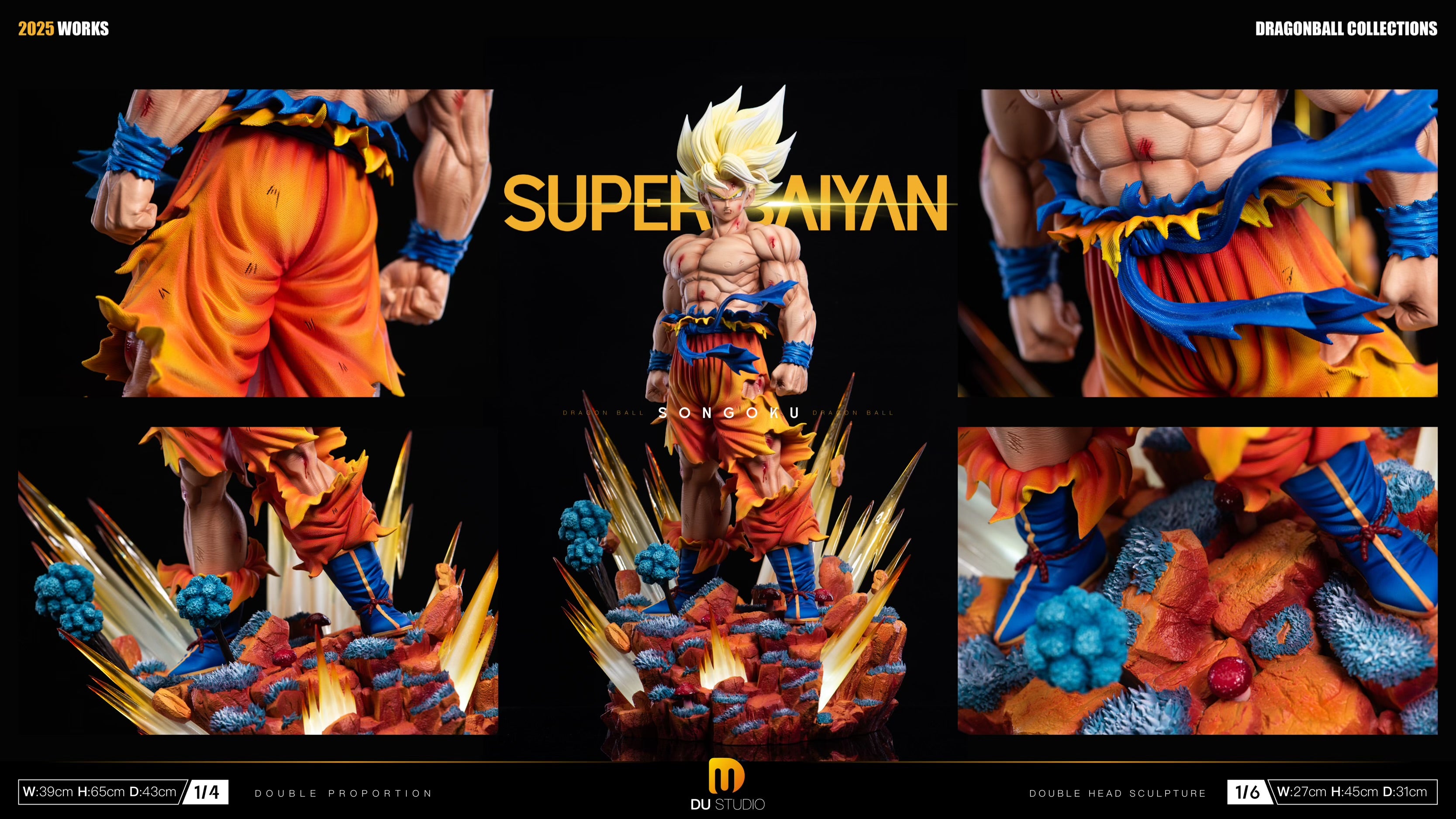 Dragon Ball DU Studio SSJ Goku V2 Resin Statue – ClubHouse Statues