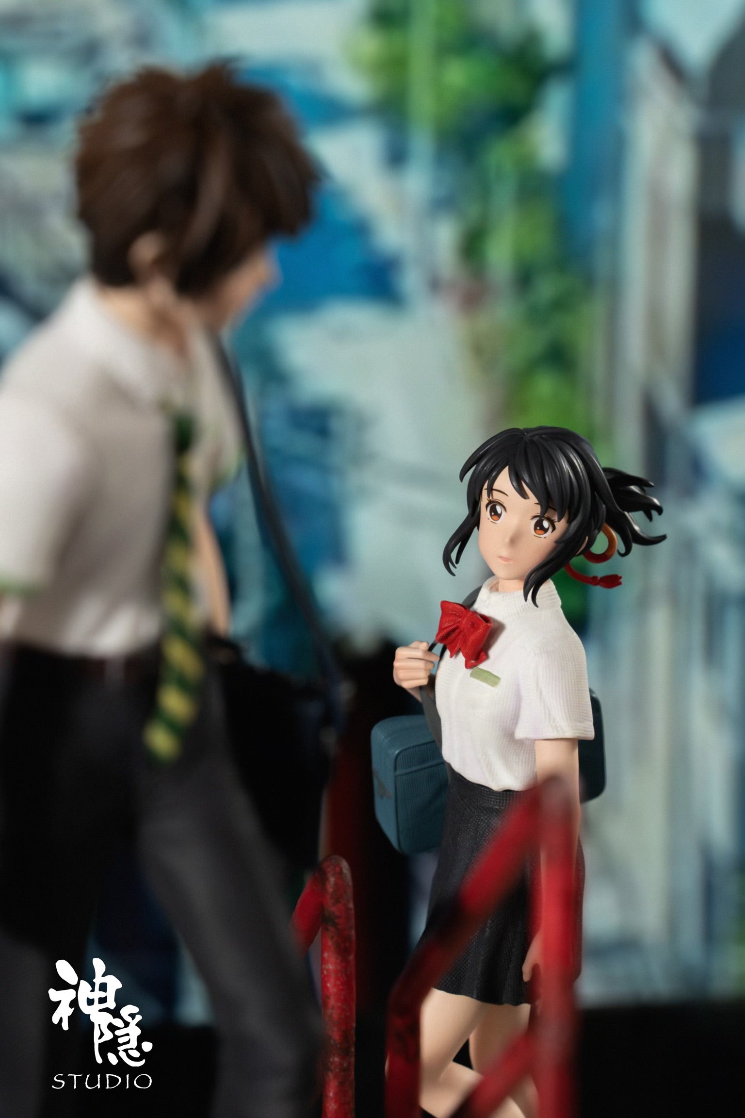 Figura De Acción De Anime De Tu Nombre De 20CM, Tachibana Taki Miyamizu Mitsuha Modelo De Coleccion De Pvc 801 802 Q Muneco De Juguete Gong Bohan Led Figura De Acción De Anime De Tu Nombre De 20CM, Tachibana Taki Miyamizu Mitsuha Modelo De Coleccion De Pvc 801 802 Q Muneco De Juguete Gong Bohan Led