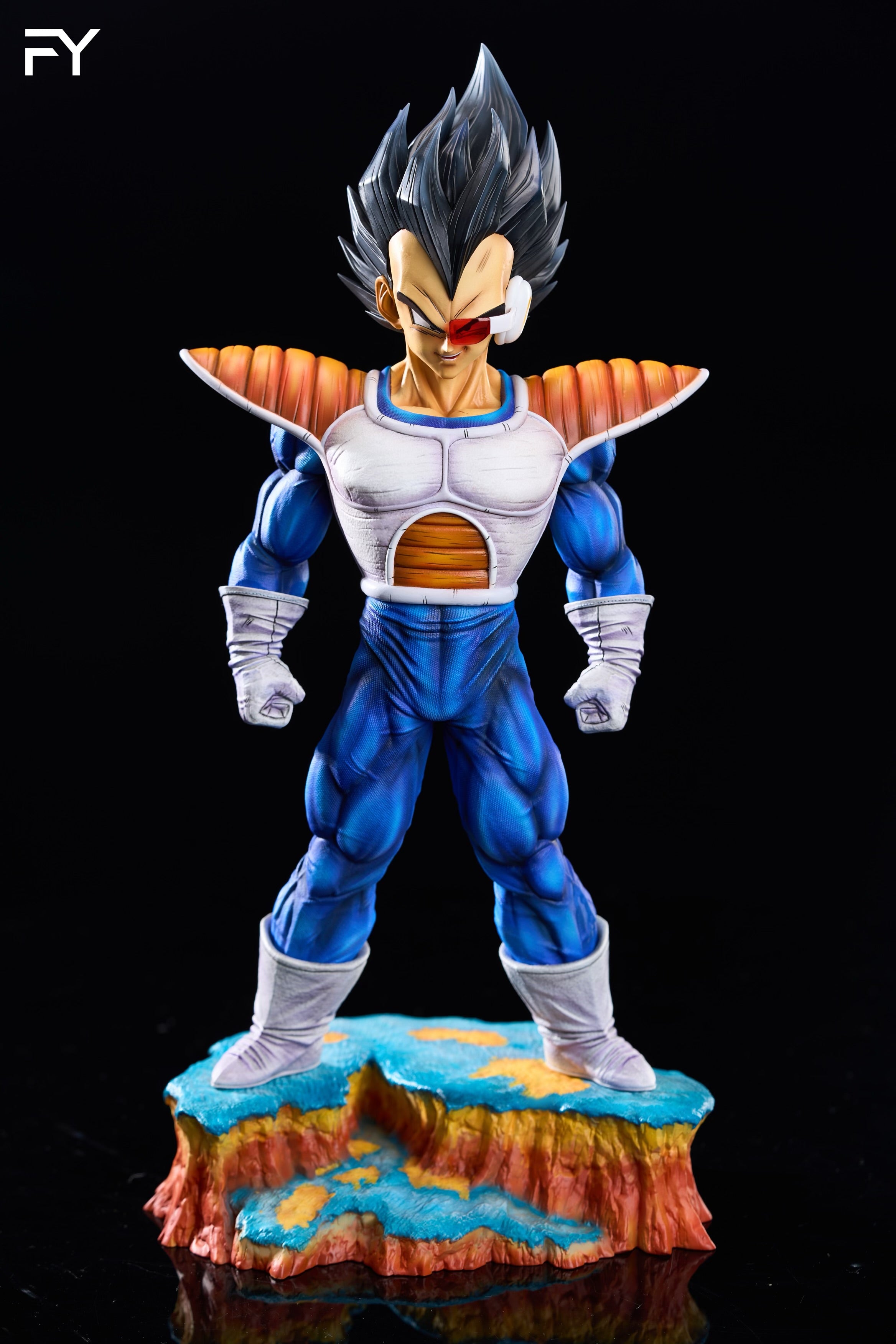 Statue en résine Dragon Ball White Hole Studio Namek Suit Vegeta Statue en résine Dragon Ball White Hole Studio Namek Suit Vegeta