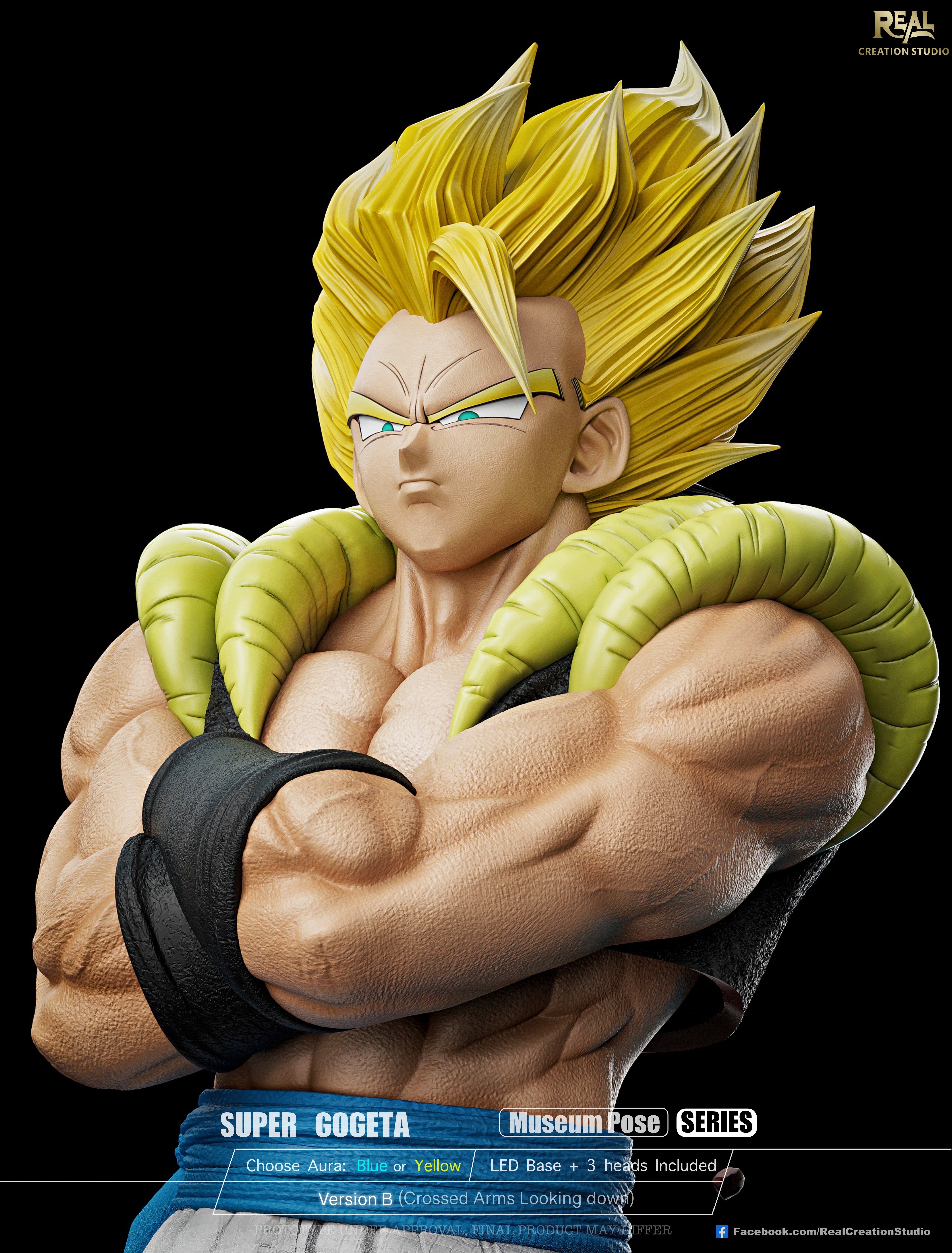 Dragon Ball Real Creation Studio Super Gogeta – ClubHouse Statues