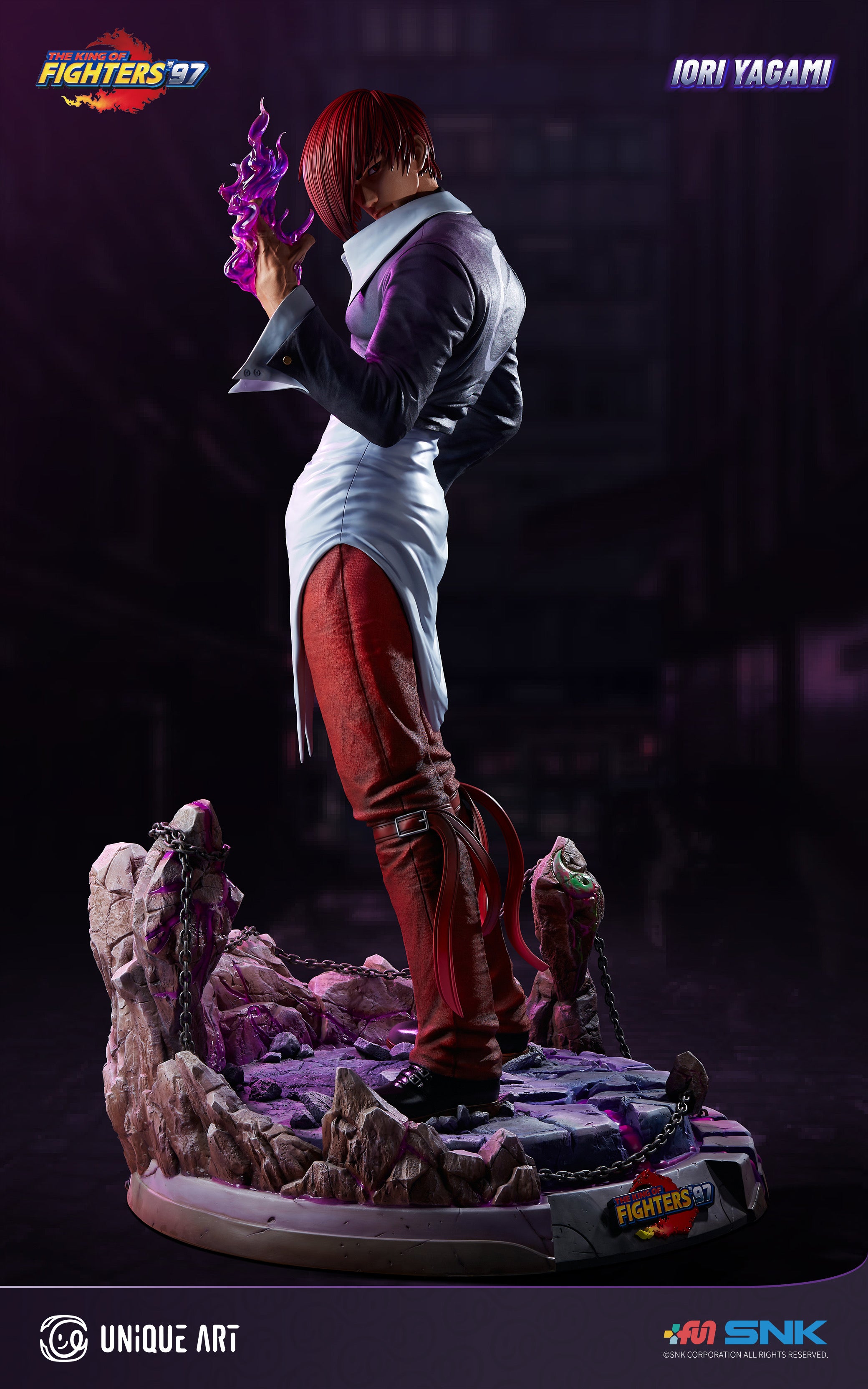 King of Fighters UNiQUE ART Studio Iori Yagami Licensed