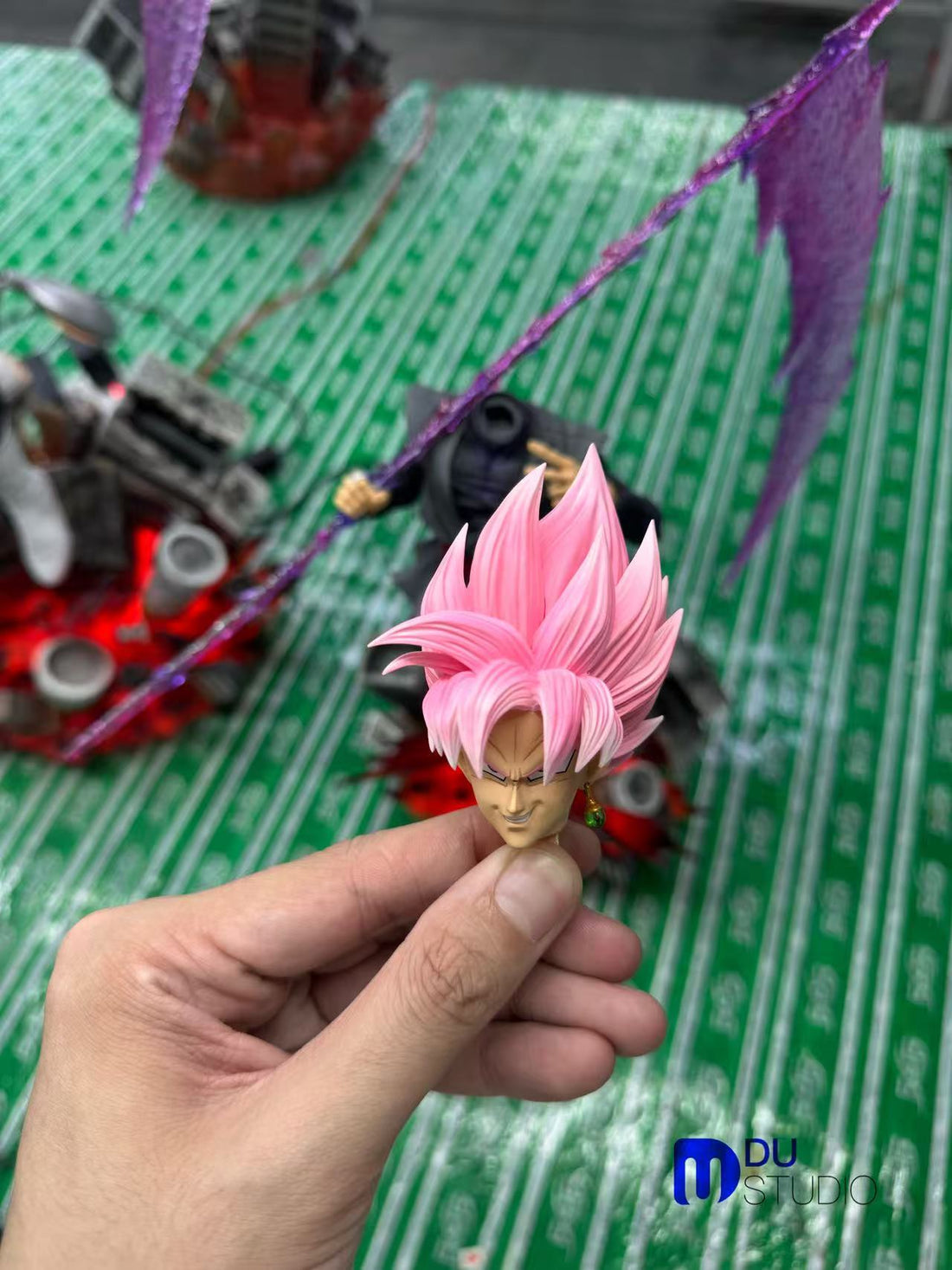 Dragon Ball DU Studio Black Goku Rose SSJ Resin Statue
