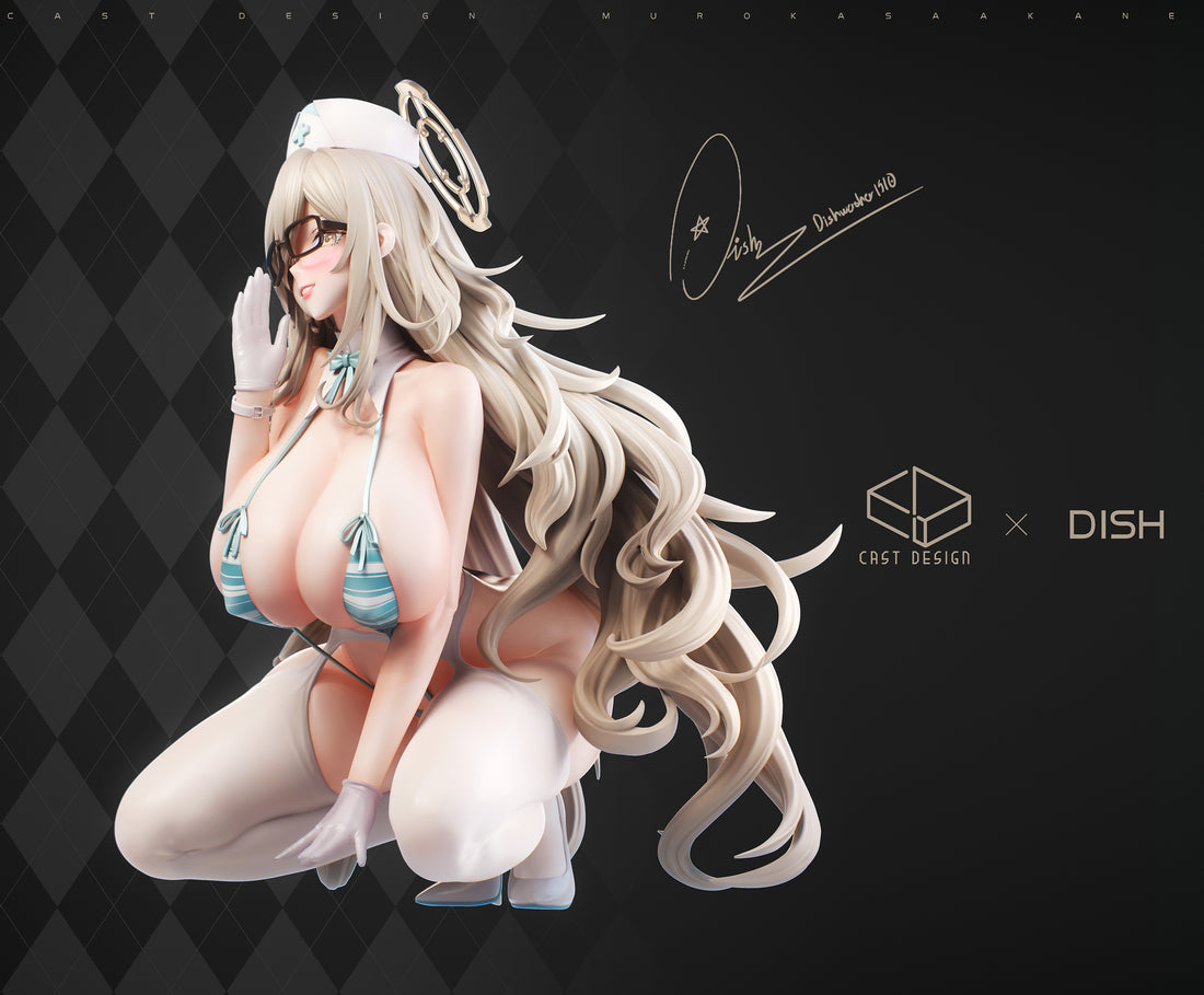 Blue Archive Cast Design x Dish Studio Murokasa Akane Resin Statue