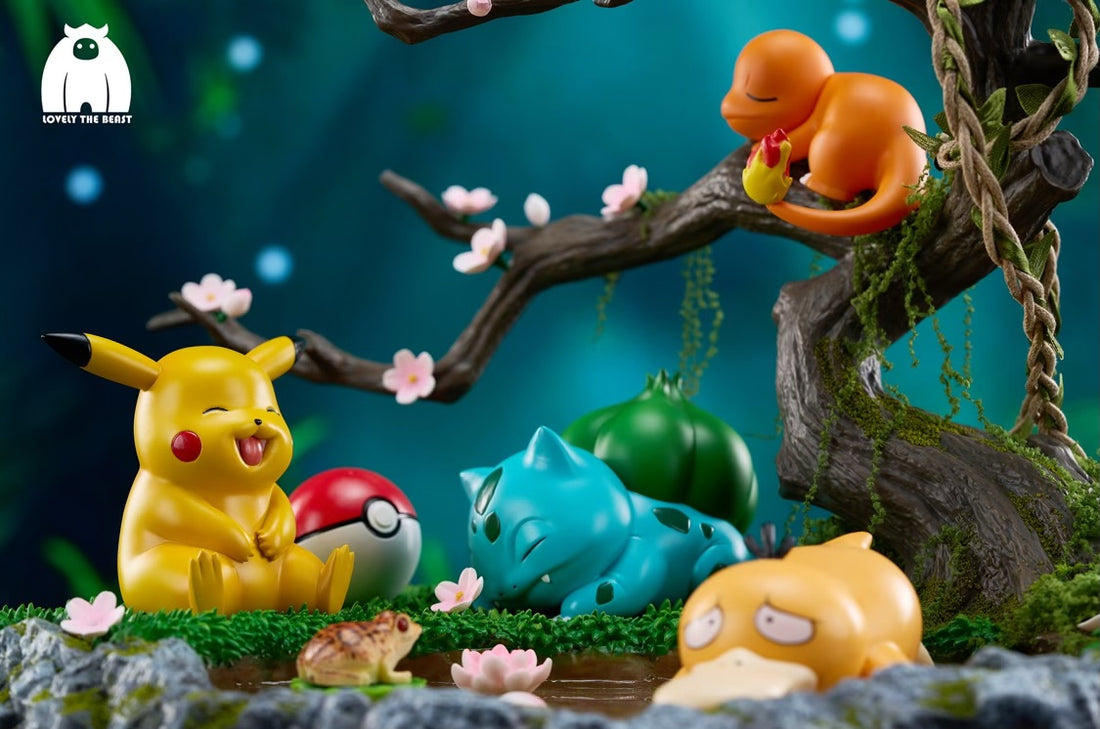 Pokemon Lovely The Beast Studio Charmander Diorama Resin Statue