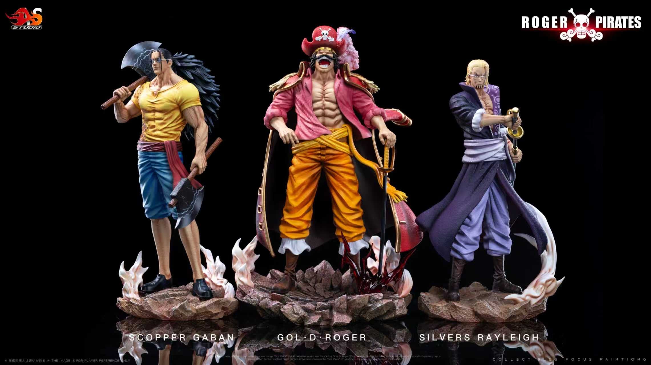 One Piece AS Studio Scopper Gaban x Gol D Roger x Silvers Rayleigh
