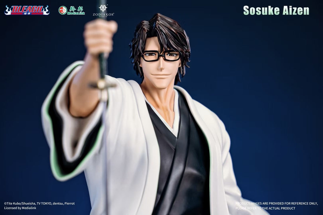 Bleach Zodiakos Studio Sosuke Aizen Licensed Resin Statue
