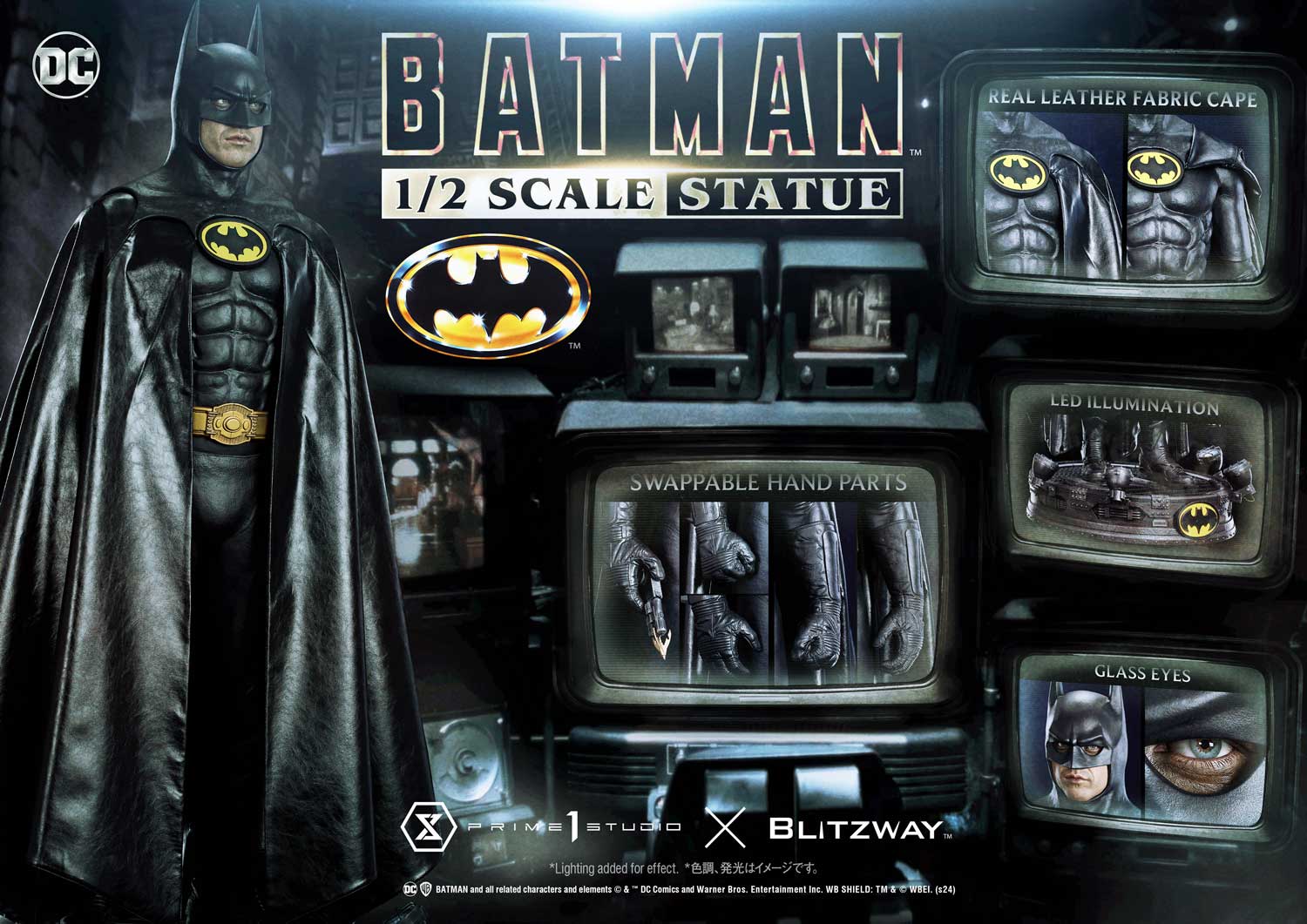 Batman PRIME 1 x Blitzway Studio Batman 1989 Licensed – ClubHouse