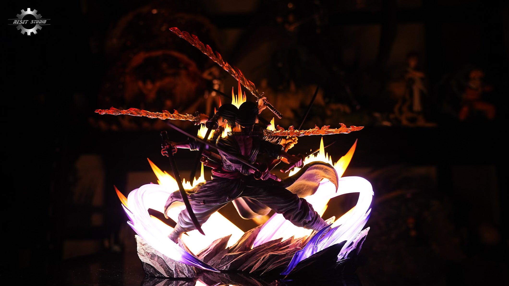One Piece Reset Studio Roronoa Zoro Ashura Resin Statue