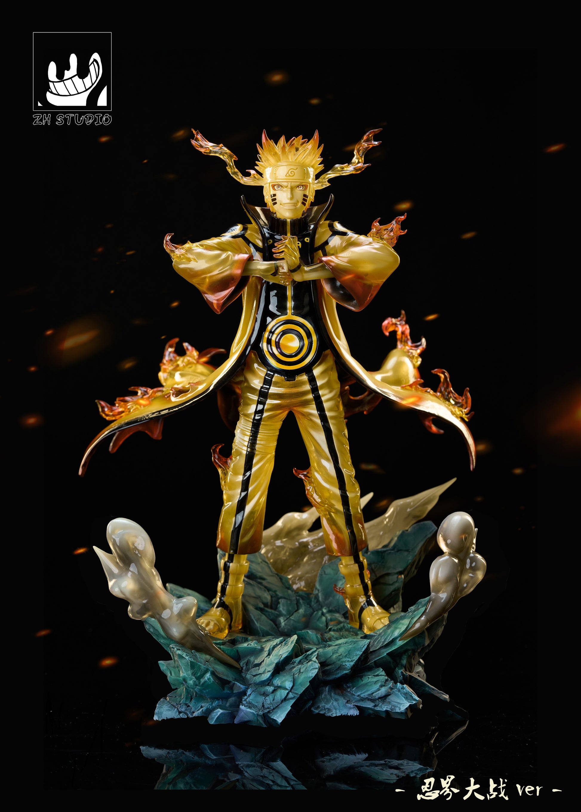 Naruto ZH Studio Uzumaki Naruto Tailed Beast Sage Mode Resin