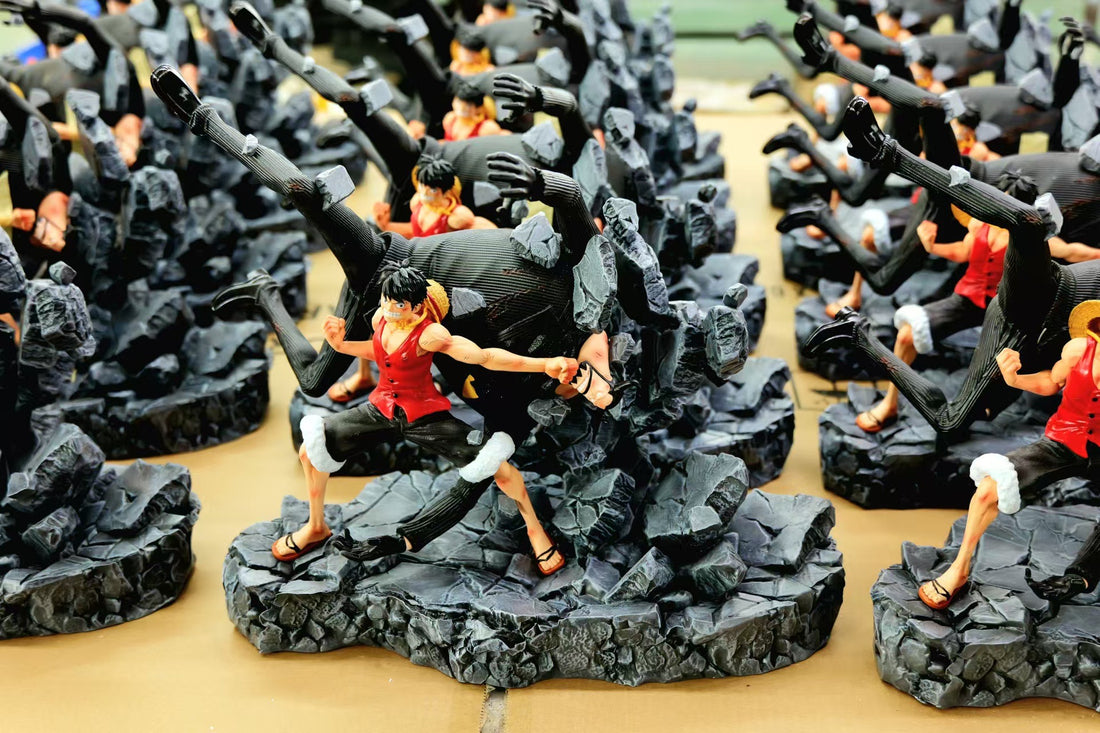 One Piece OPP Studio Luffy VS Blueno Resin Statue
