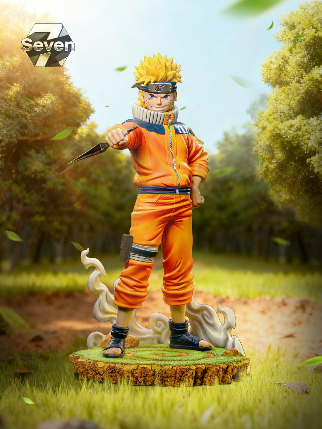Naruto Seven Studio Childhood Naruto Resin Statue