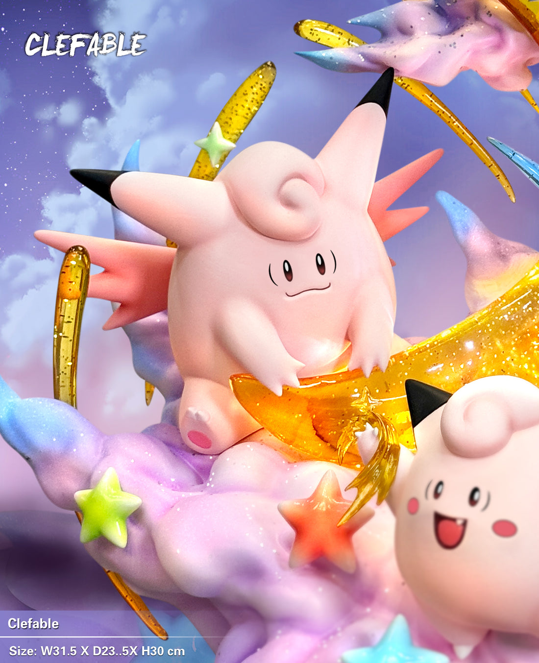 Pokemon EGG Studio Evolution Clefable Resin Statue