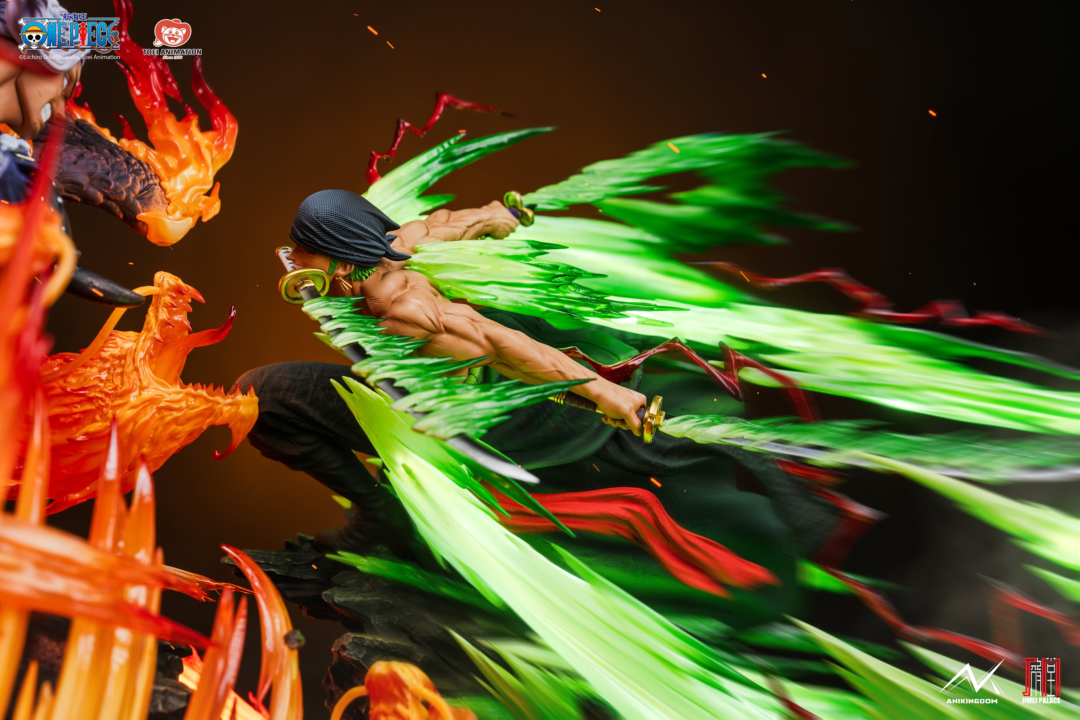 One Piece Jimei Palace x AniKingdom Studio Roronoa Zoro vs King