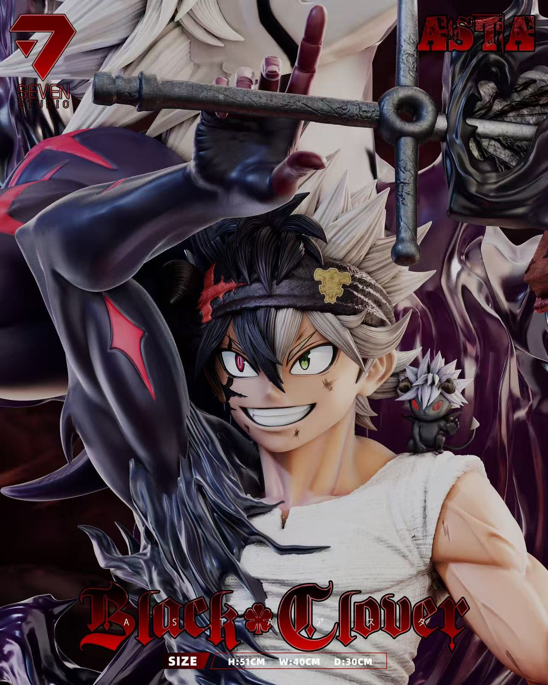 Black Clover Seven Studio Asta Demon Assimilation